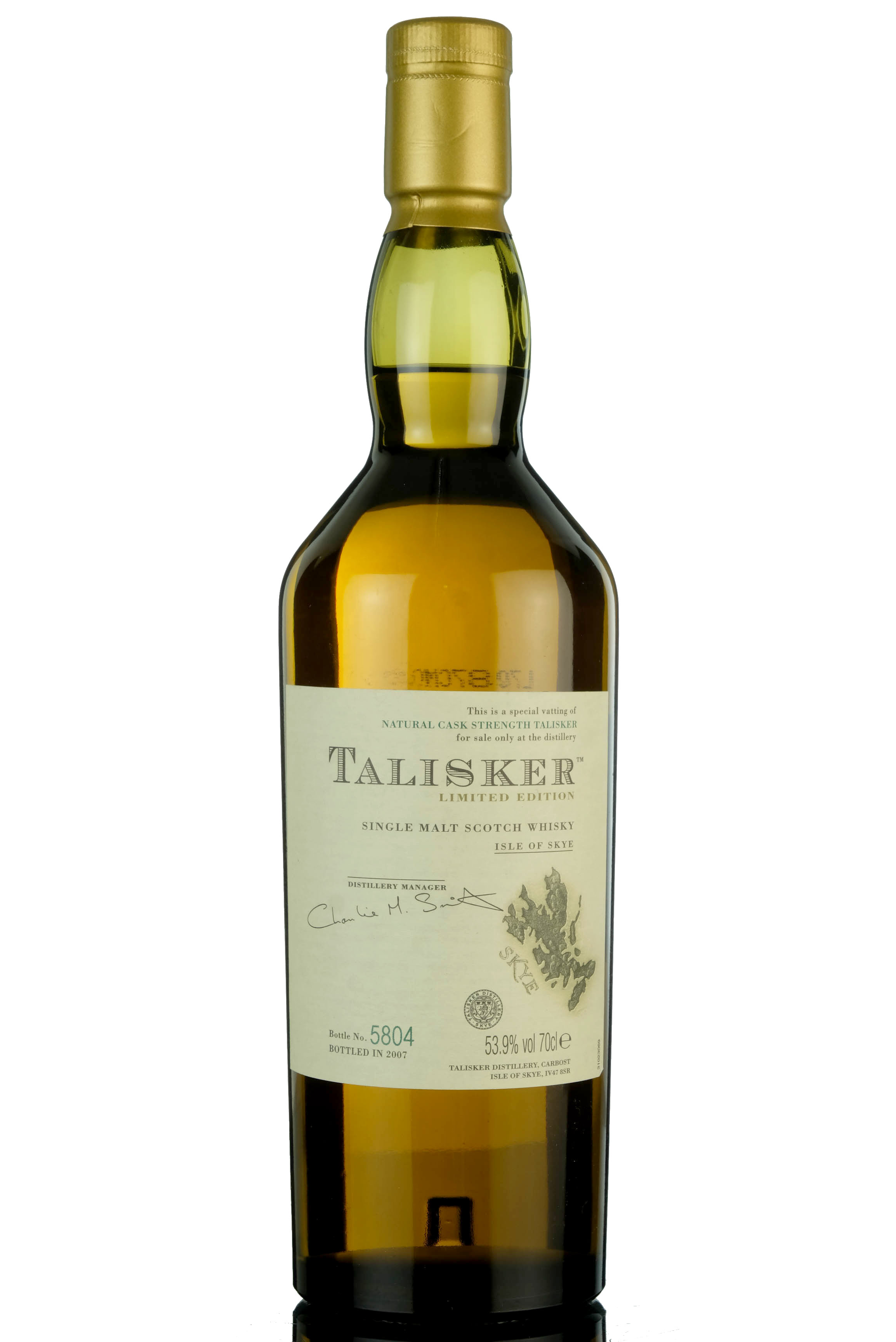 Talisker Distillery Exclusive - Bottled 2007