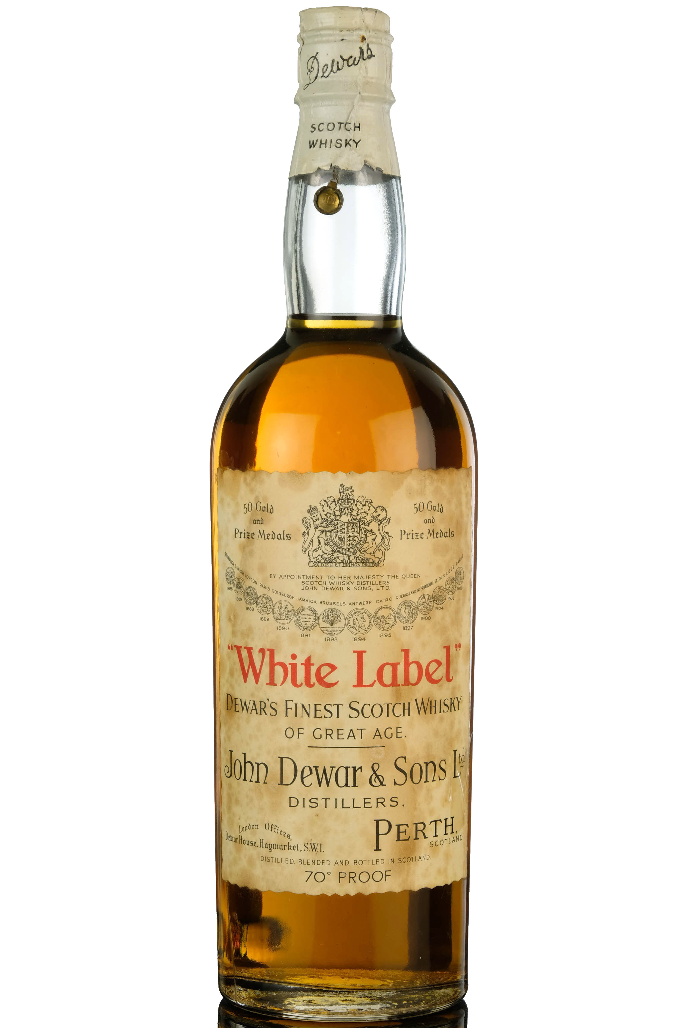 Dewars White Label Late 1950s