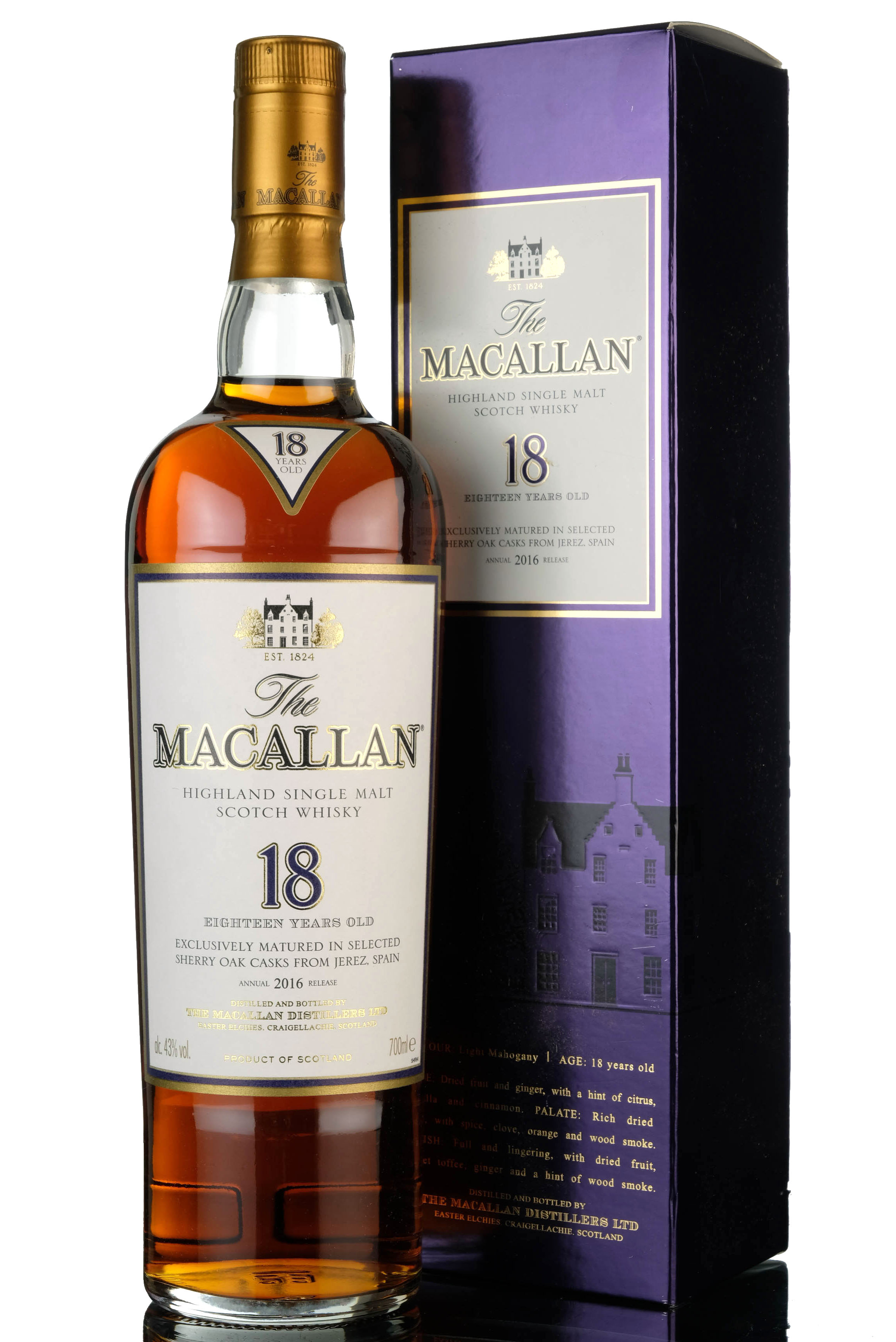 Macallan 18 Year Old - 2016 Release