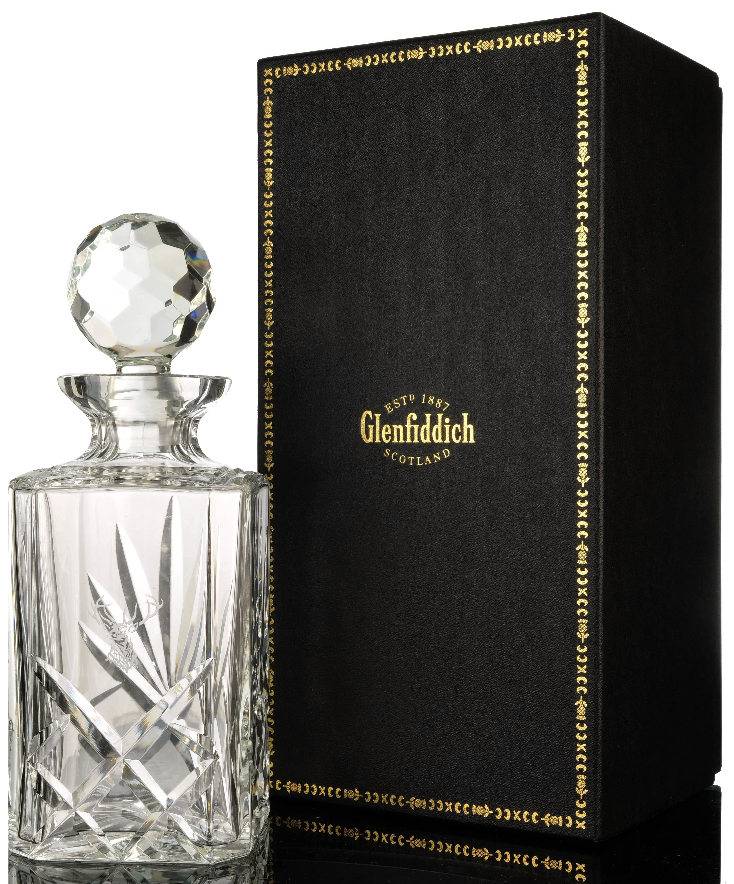 Glenfiddich Empty Glass Decanter