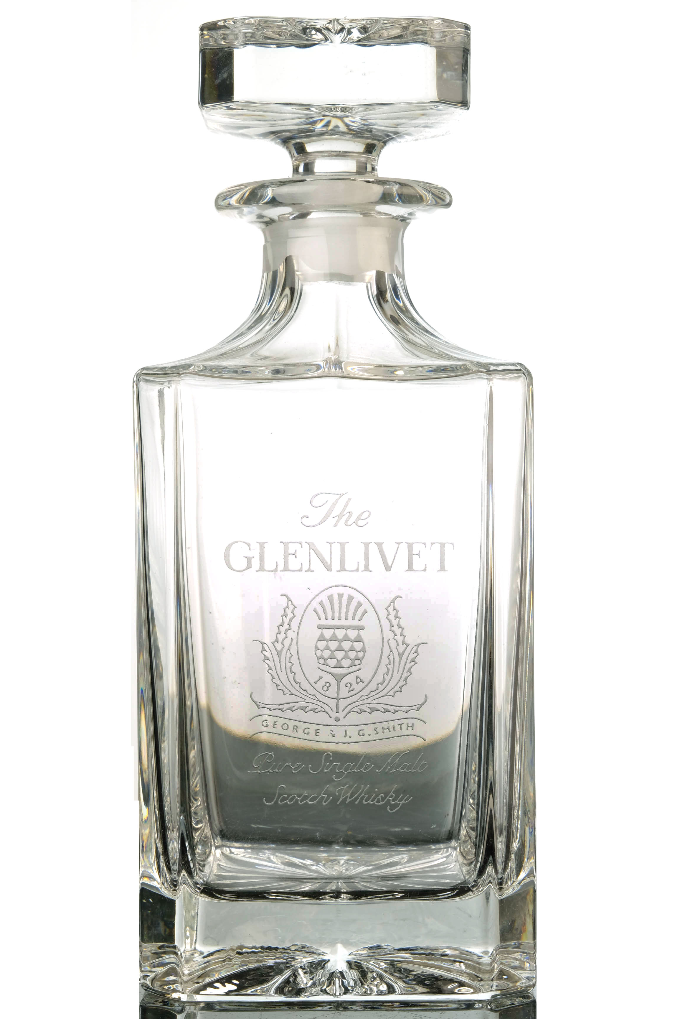 Glenlivet Empty Glass Decanter
