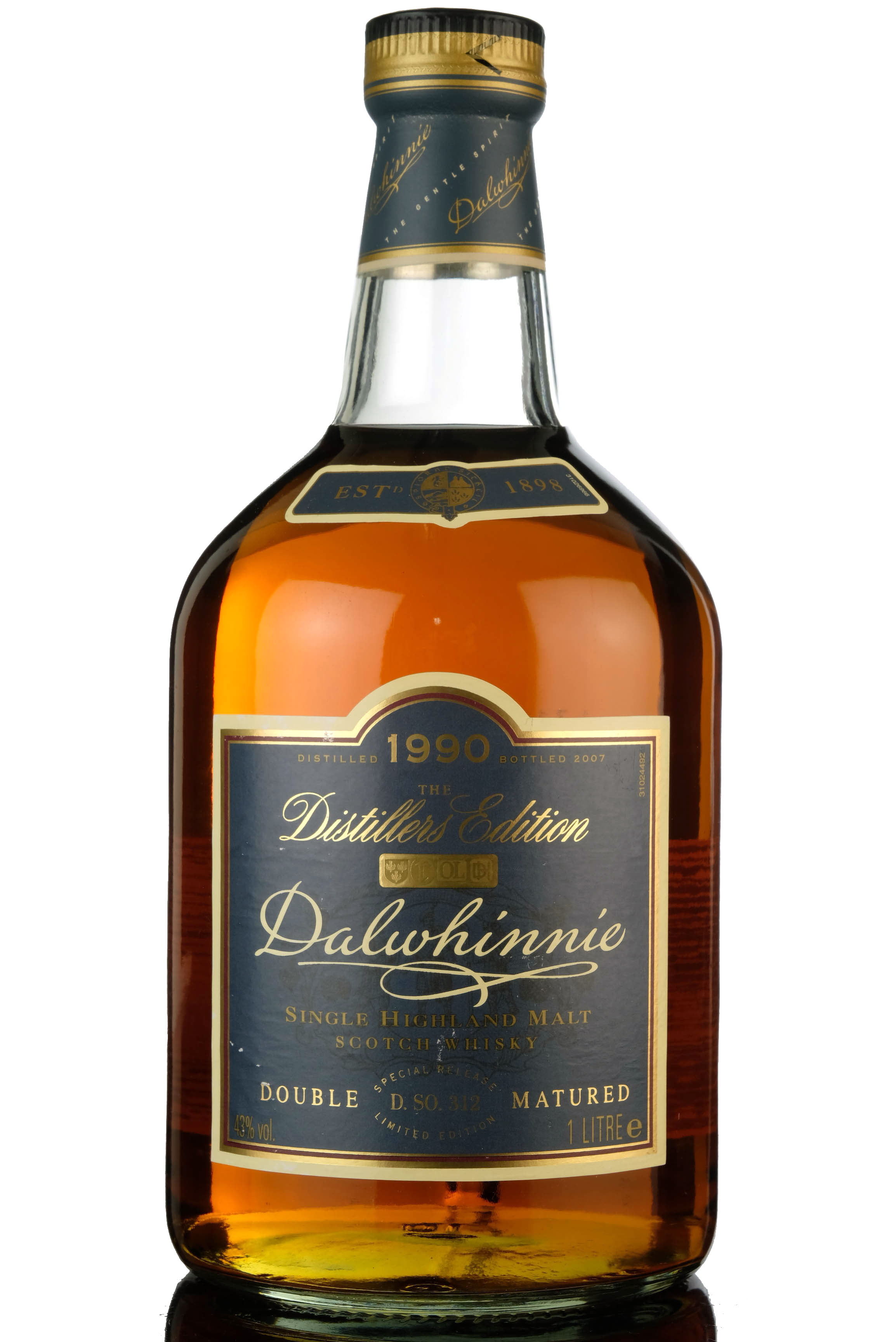 Dalwhinnie 1990-2007 - Distillers Edition - 1 Litre