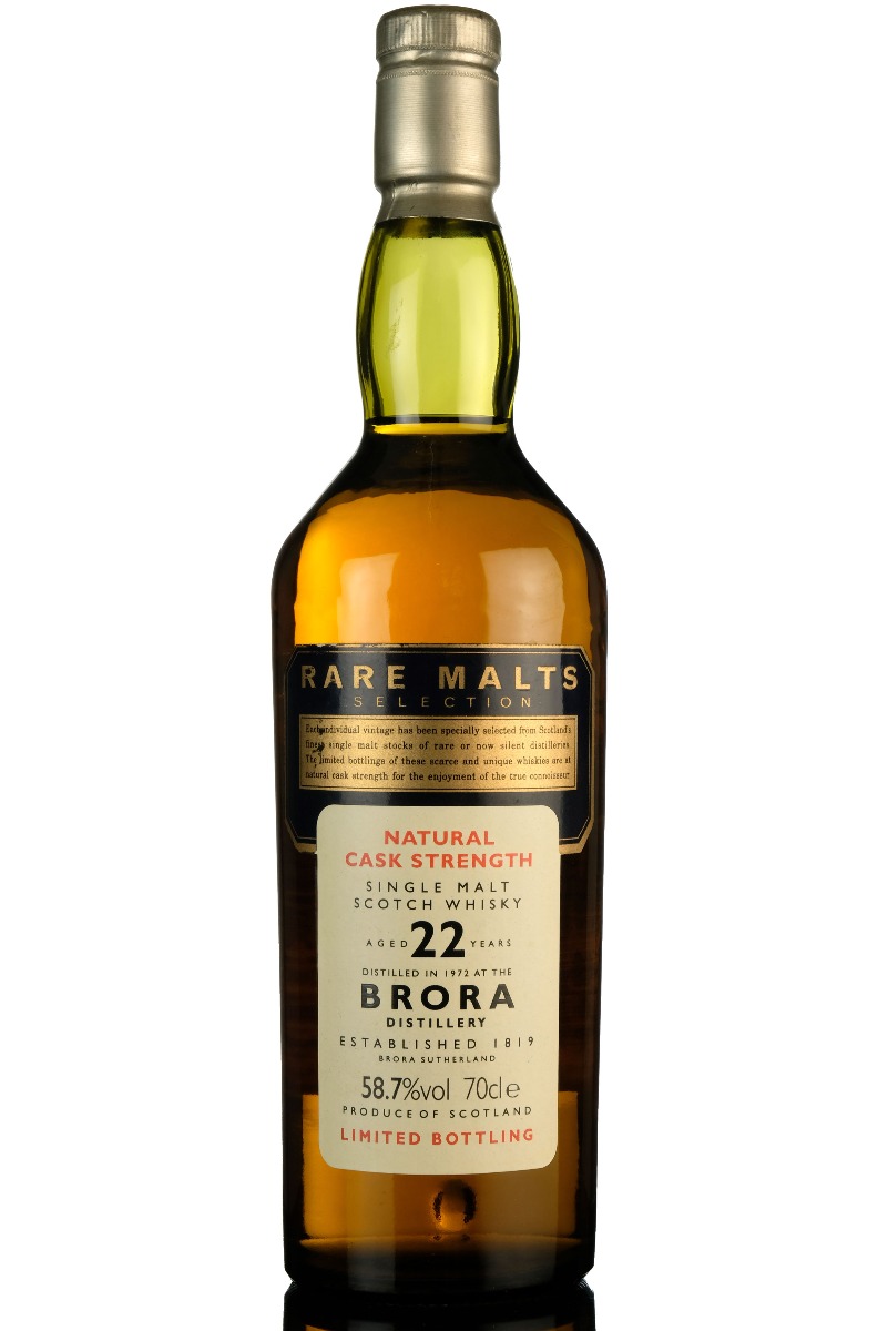 Brora 1972 - 22 Year Old - Rare Malts 58.7%