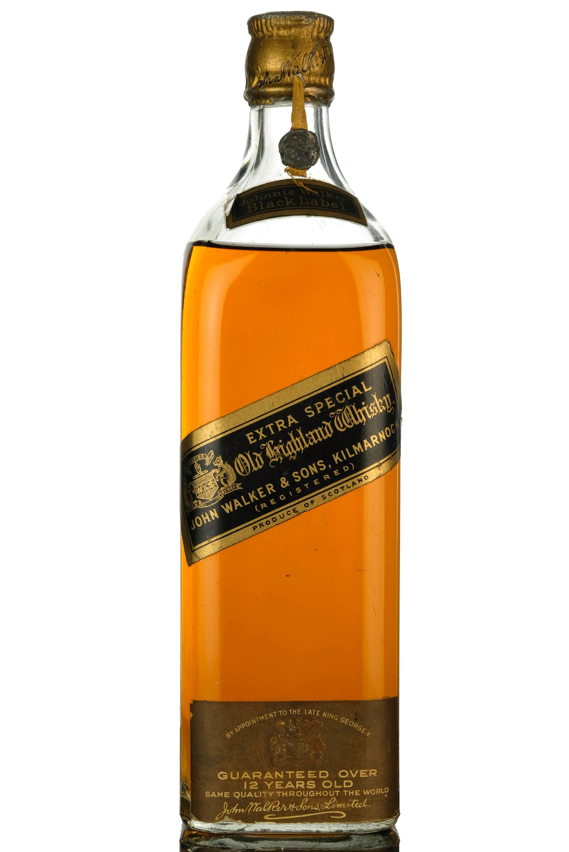 Johnnie Walker Black Label  Circa 1930