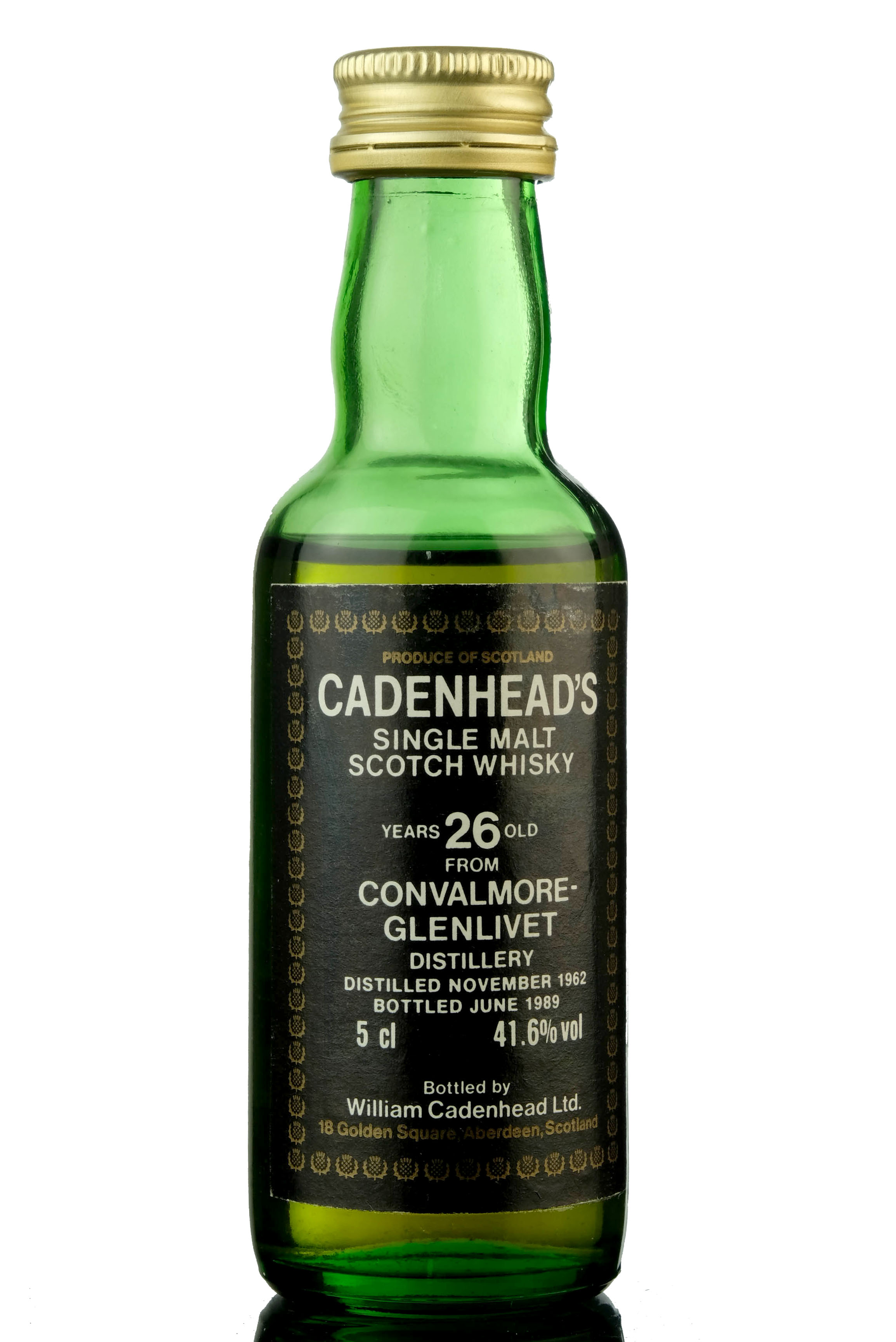 Convalmore-Glenlivet 1962-1989 - 26 Year Old - Cadenheads Miniature