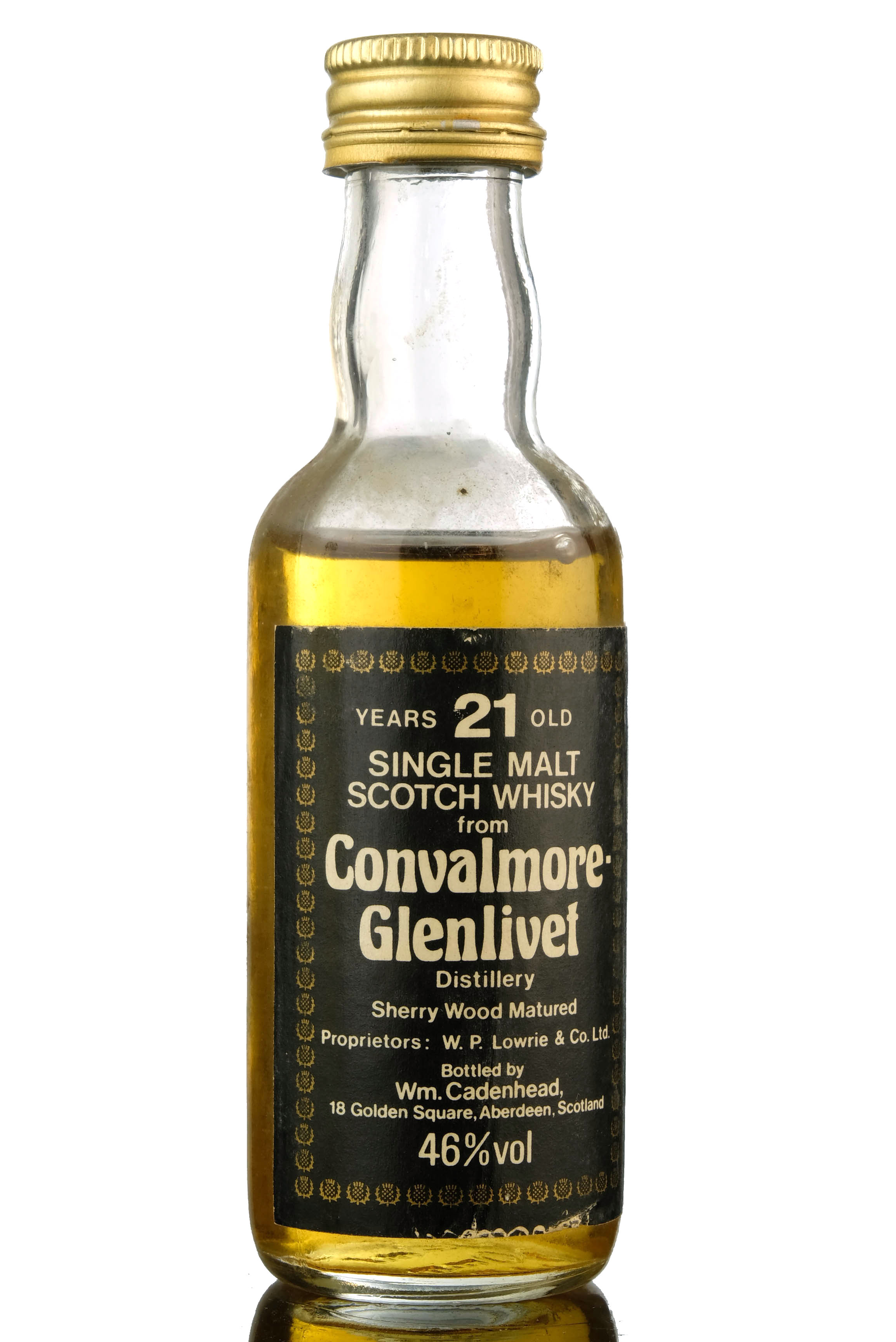 Convalmore-Glenlivet 21 Year Old - Cadenhead Miniature