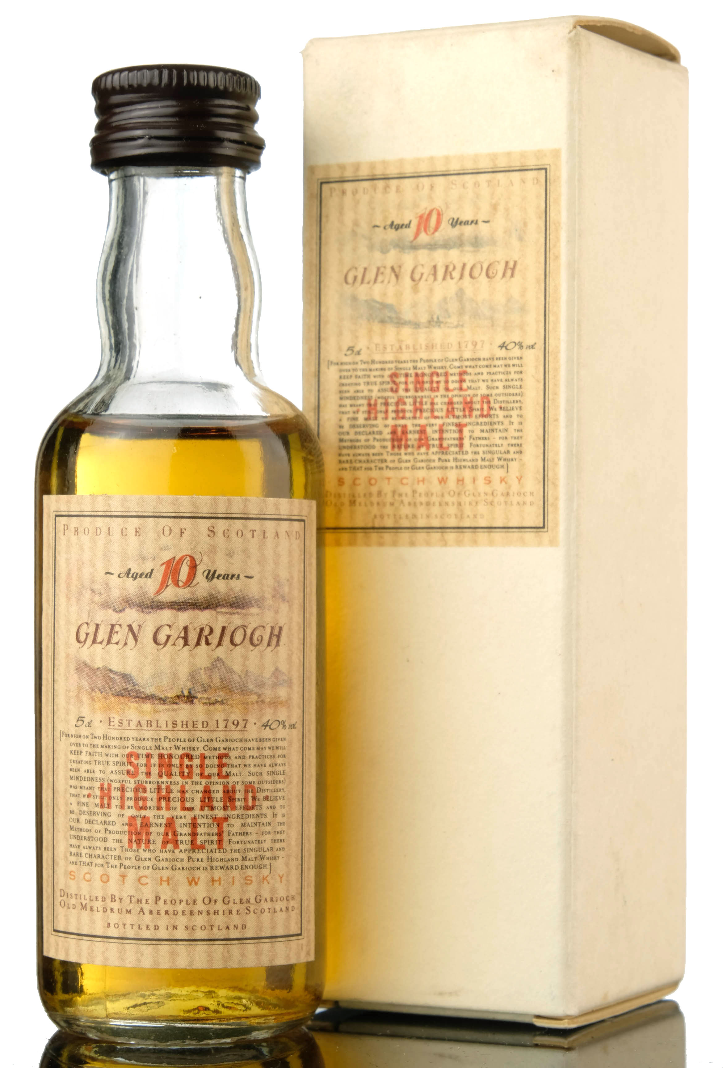 Glen Garioch 10 Year Old Miniature