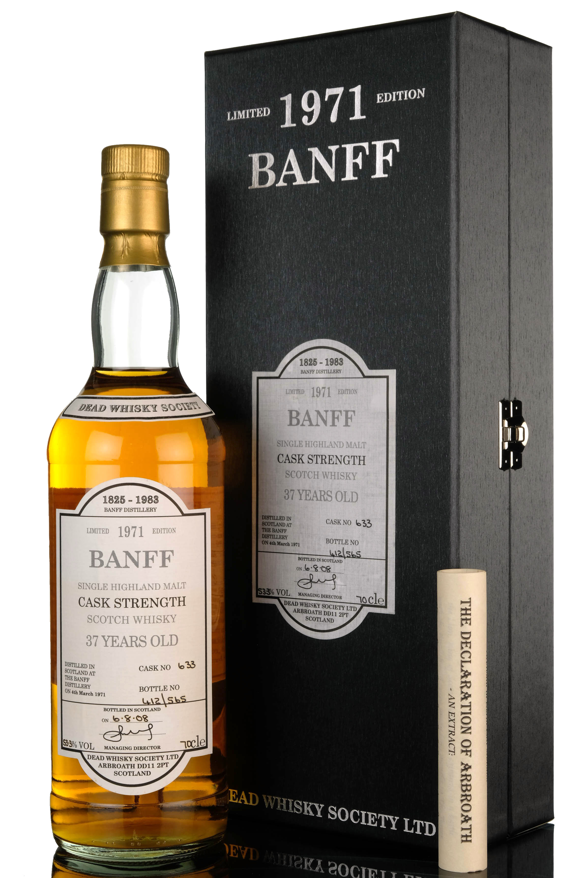 Banff 1971-2008 - 37 Year Old - Dead Whisky Society