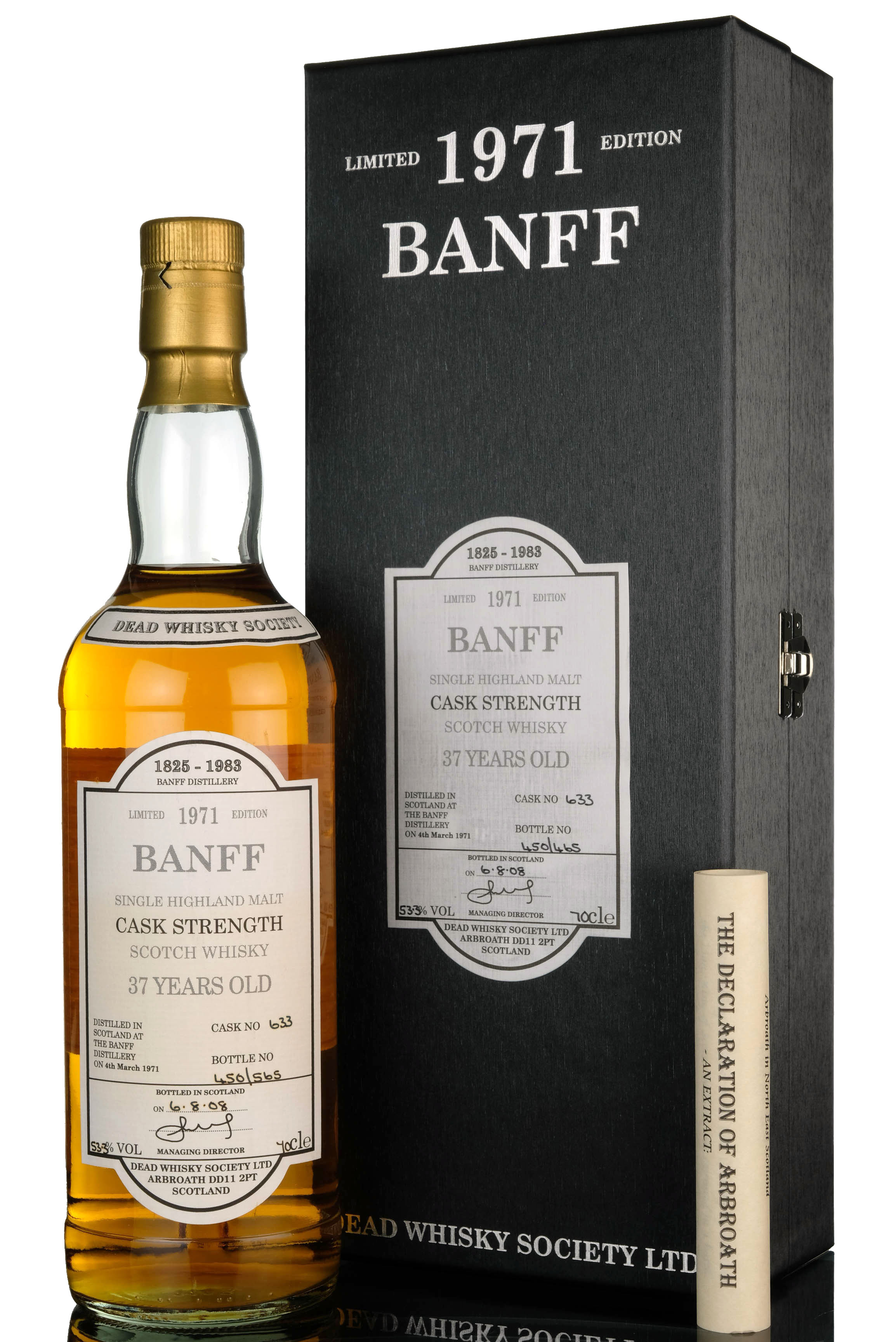 Banff 1971-2008 - 37 Year Old - Dead Whisky Society