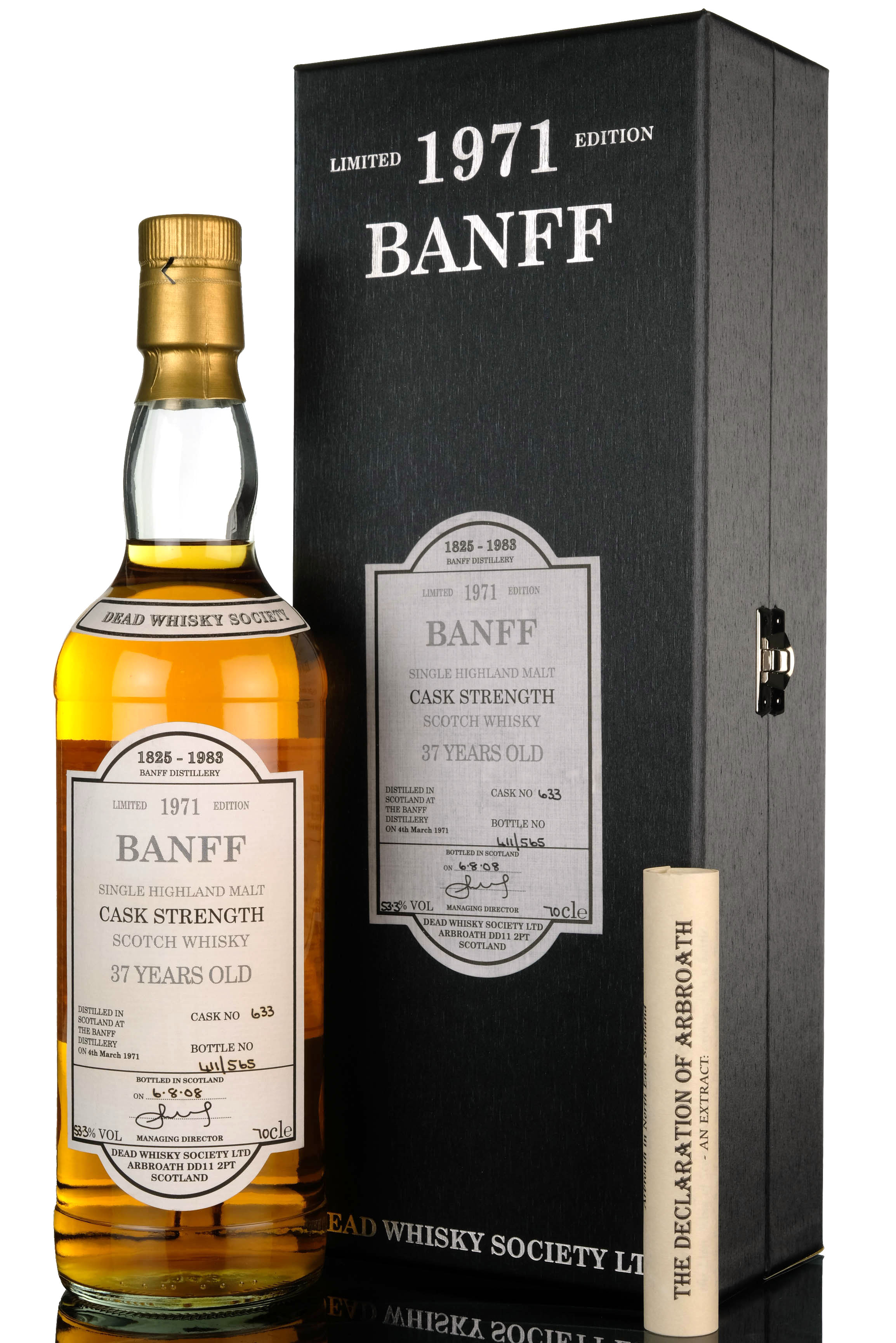 Banff 1971-2008 - 37 Year Old - Dead Whisky Society