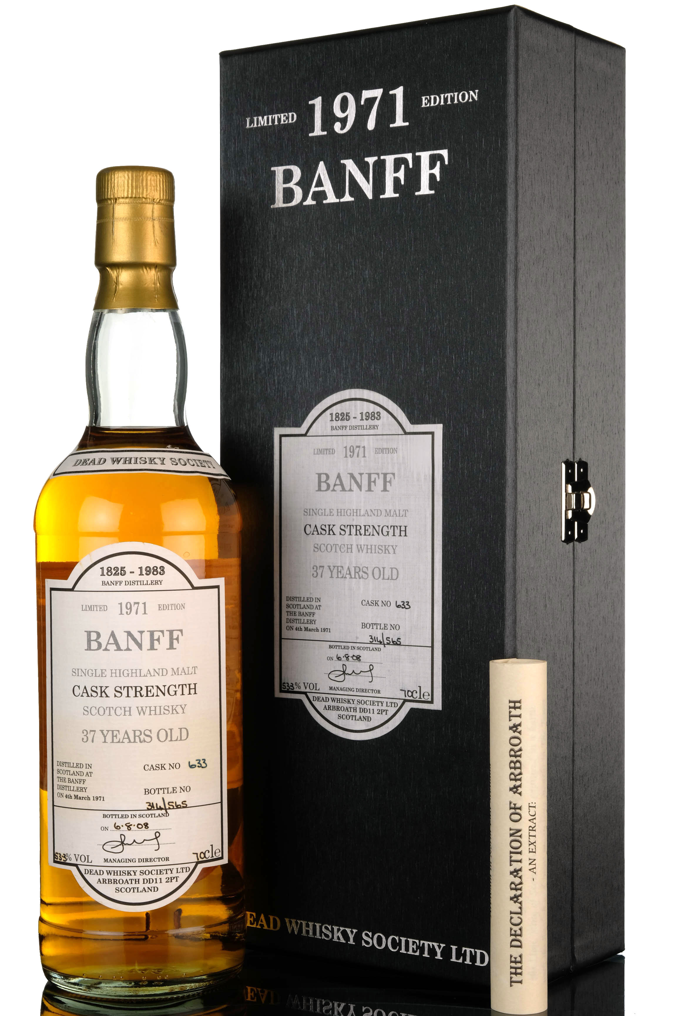 Banff 1971-2008 - 37 Year Old - Dead Whisky Society