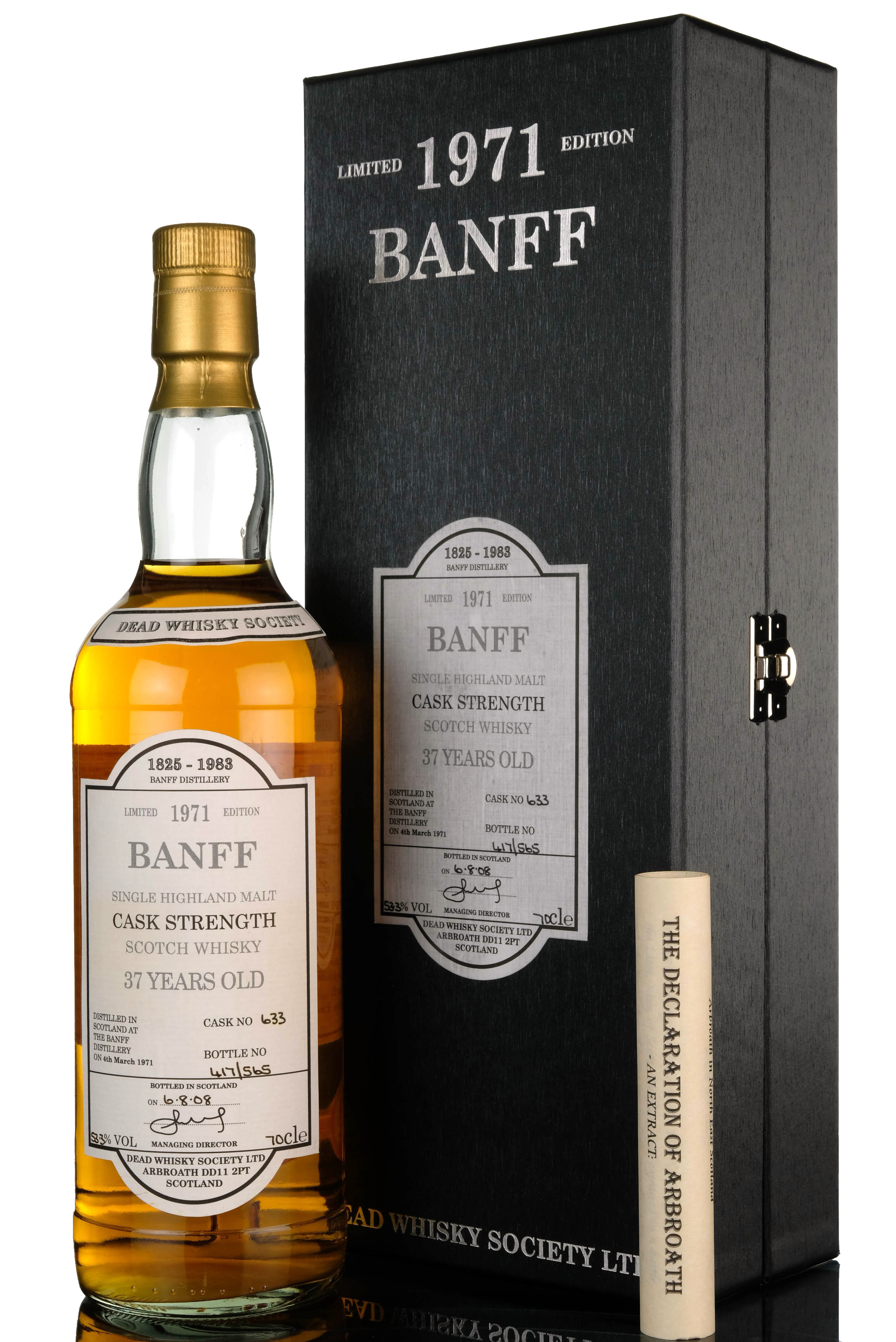 Banff 1971-2008 - 37 Year Old - Dead Whisky Society