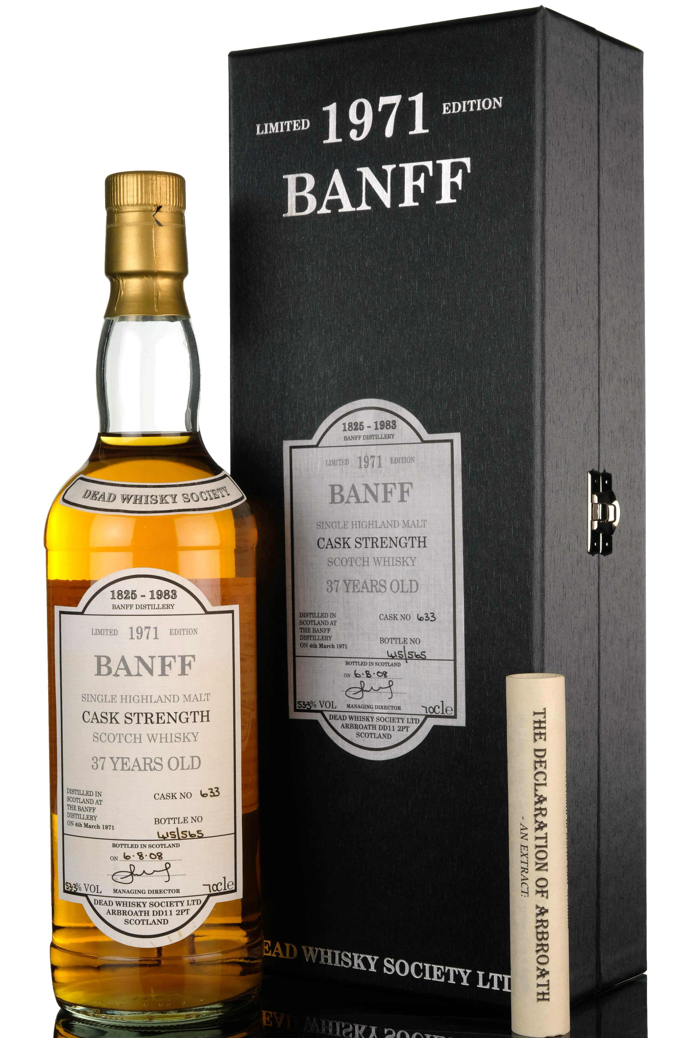Banff 1971-2008 - 37 Year Old - Dead Whisky Society