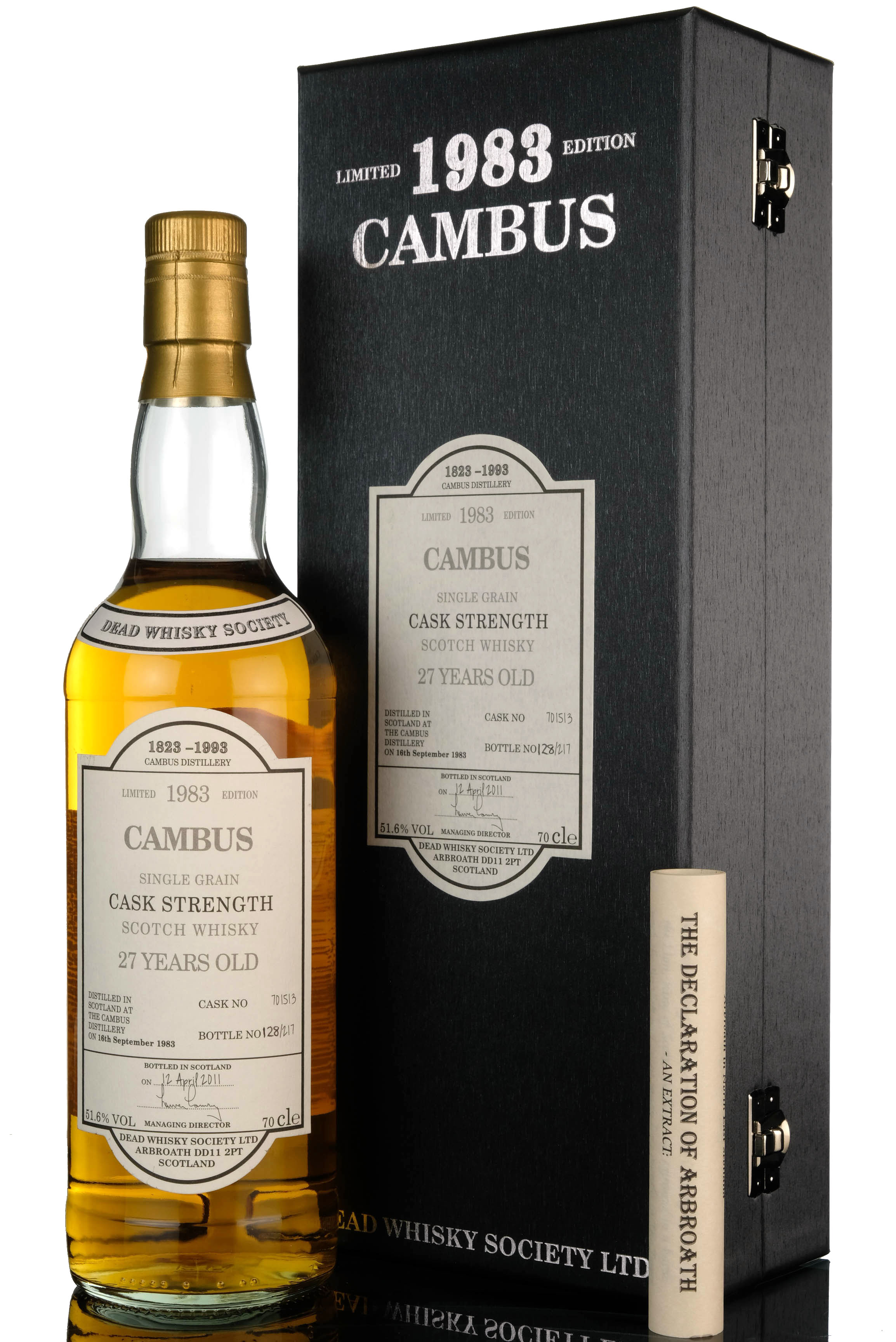 Cambus 1983-2011 - 27 Year Old - Dead Whisky Society