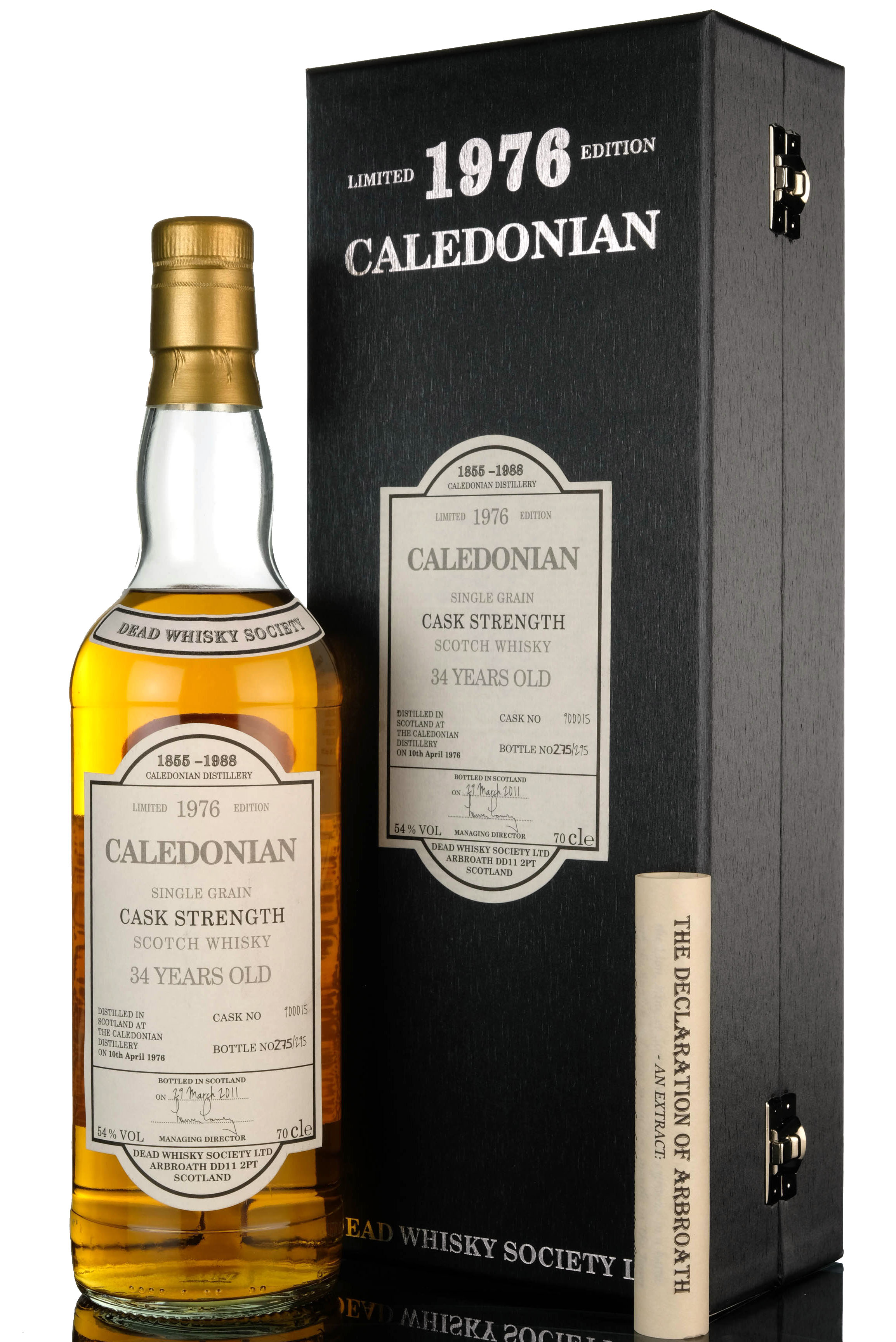 Caledonian 1976-2011 - 34 Year Old - Dead Whisky Society