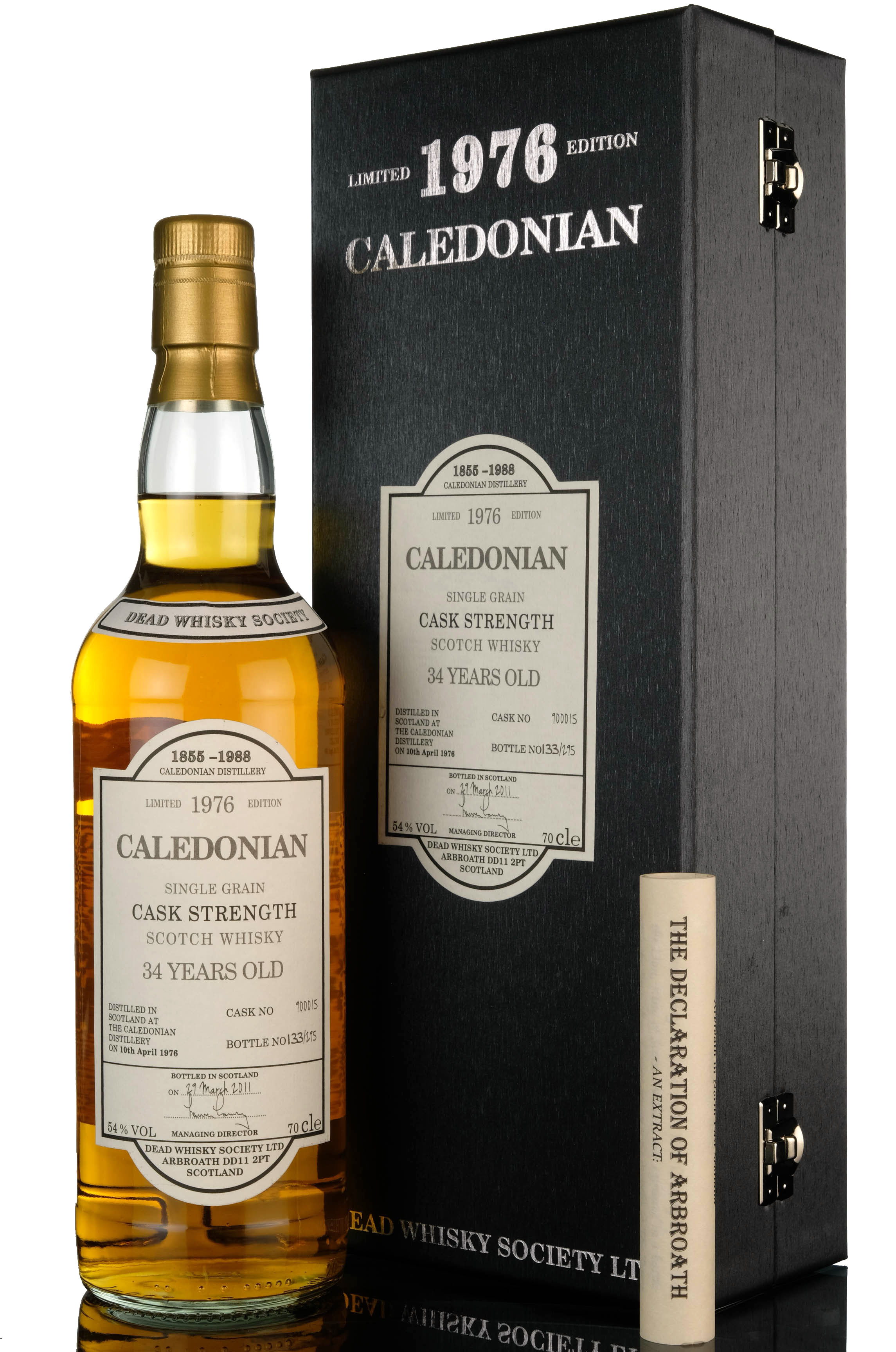 Caledonian 1976-2011 - 34 Year Old - Dead Whisky Society