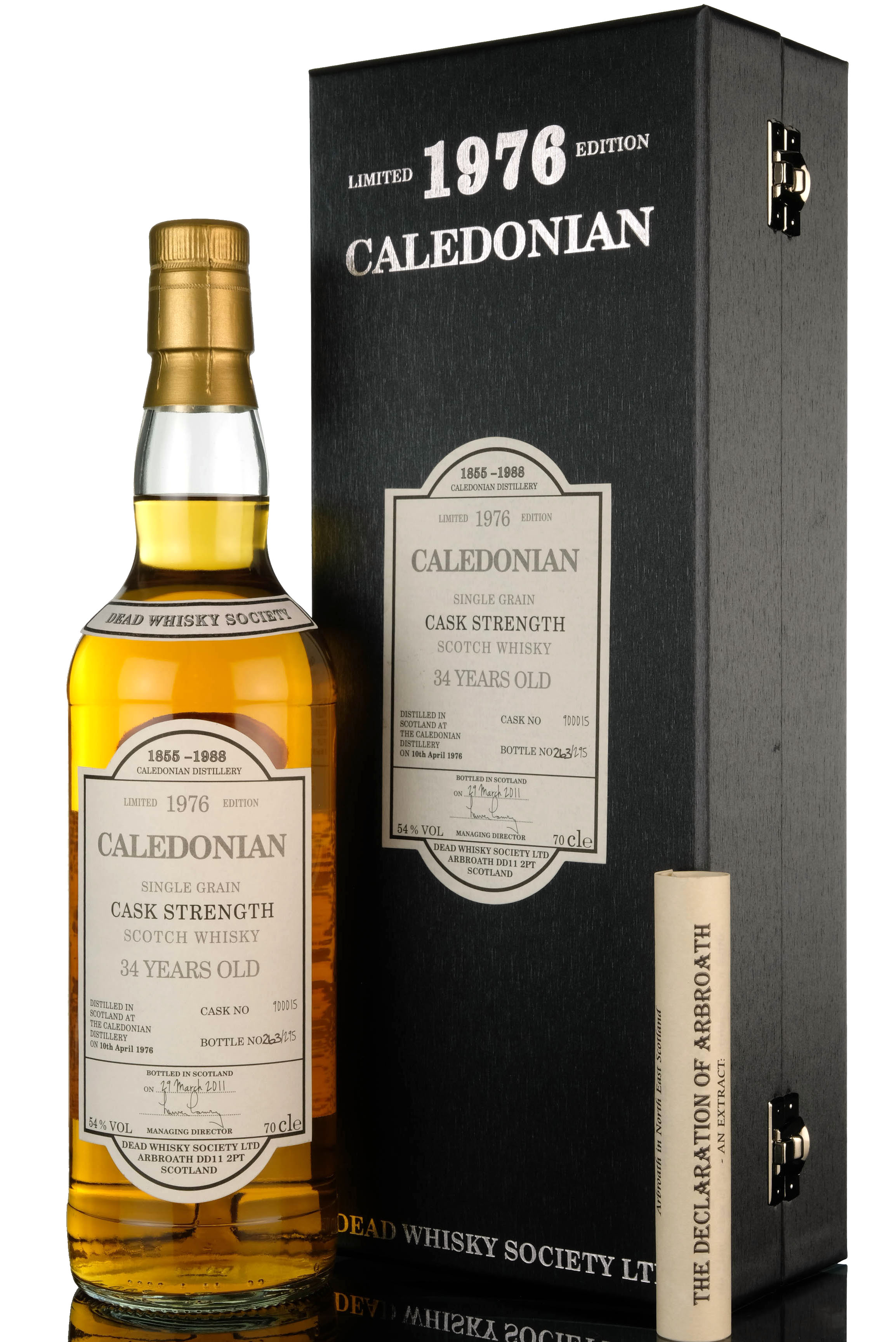 Caledonian 1976-2011 - 34 Year Old - Dead Whisky Society