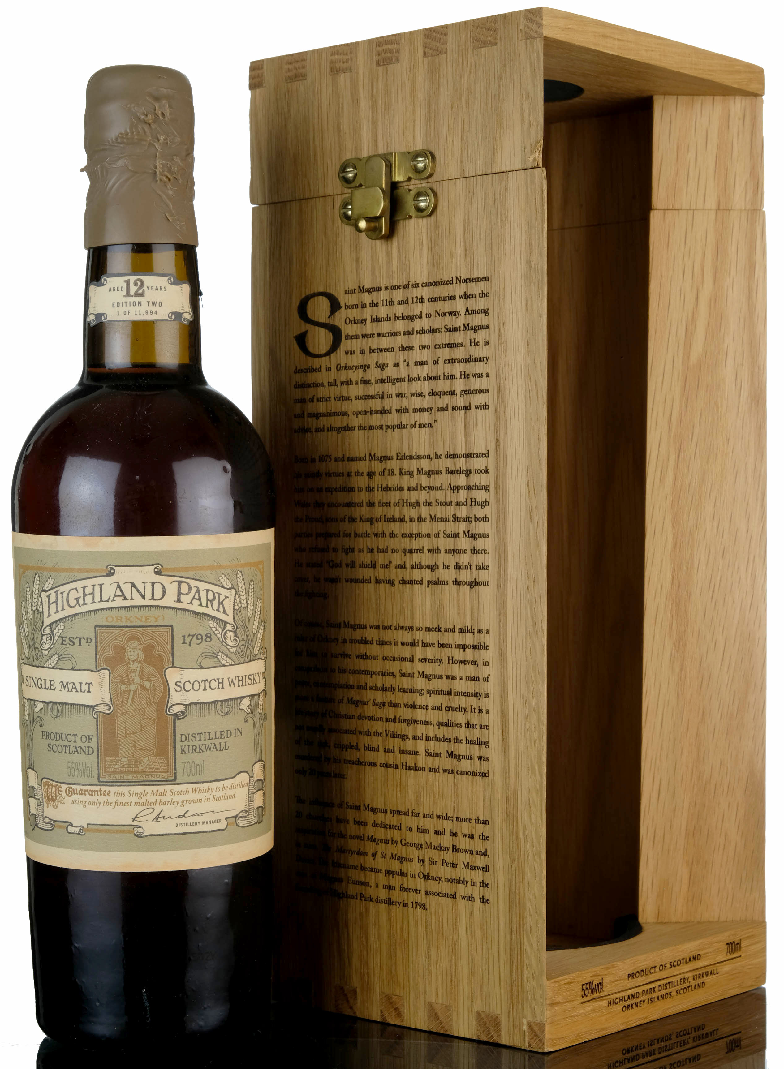 Highland Park 12 Year Old - St Magnus - Second Edition