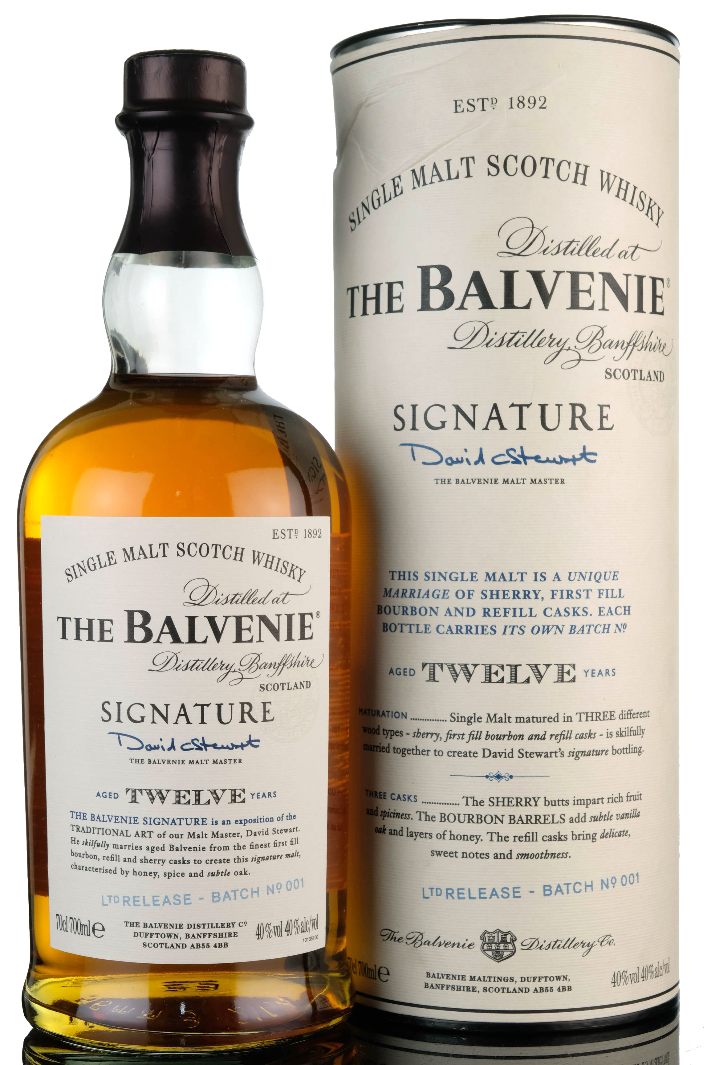 Balvenie 12 Year Old - Signature - Batch 1 - 2007 Release