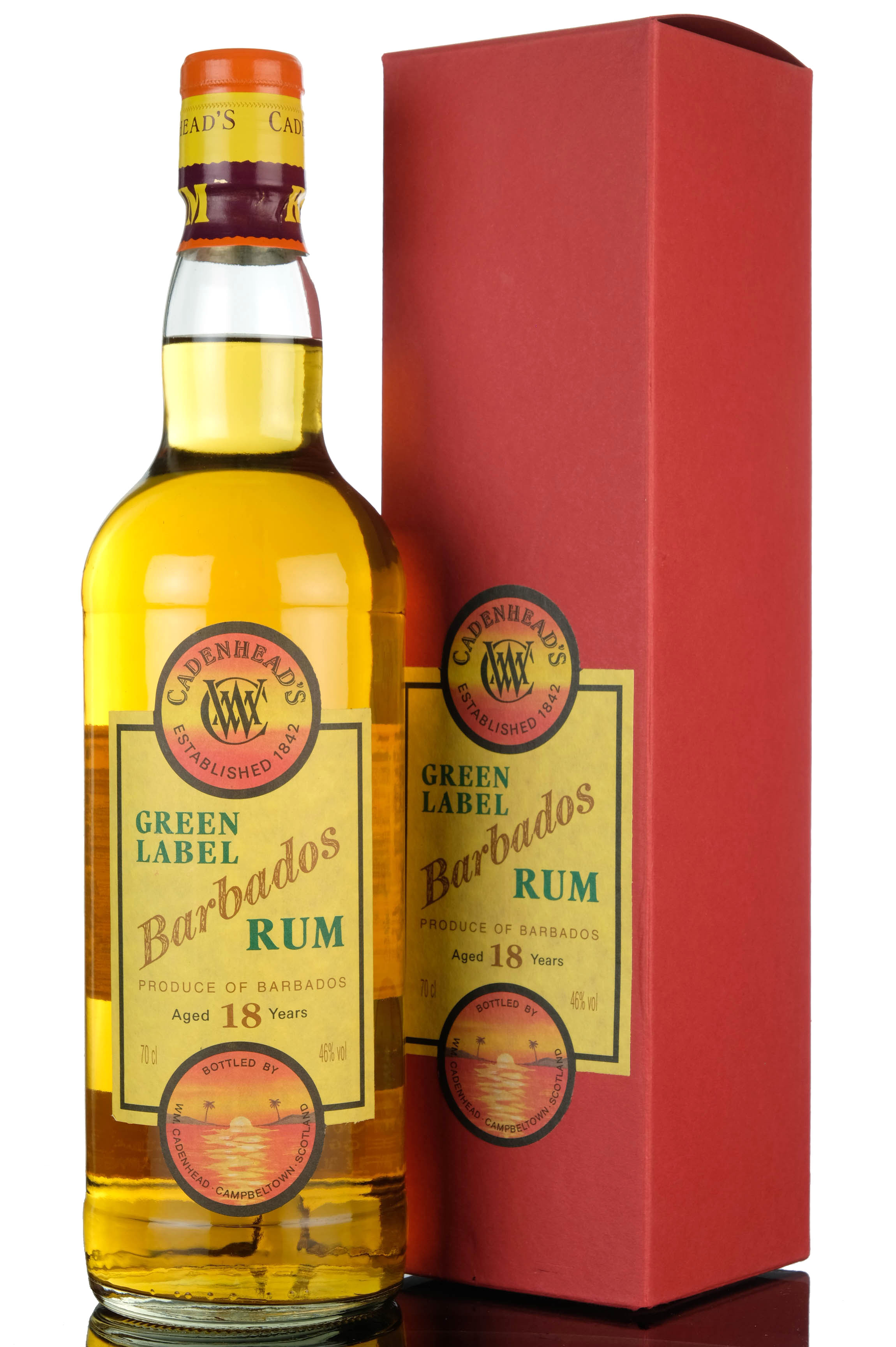 Barbados 18 Year Old - Green Label - Cadenheads Rum