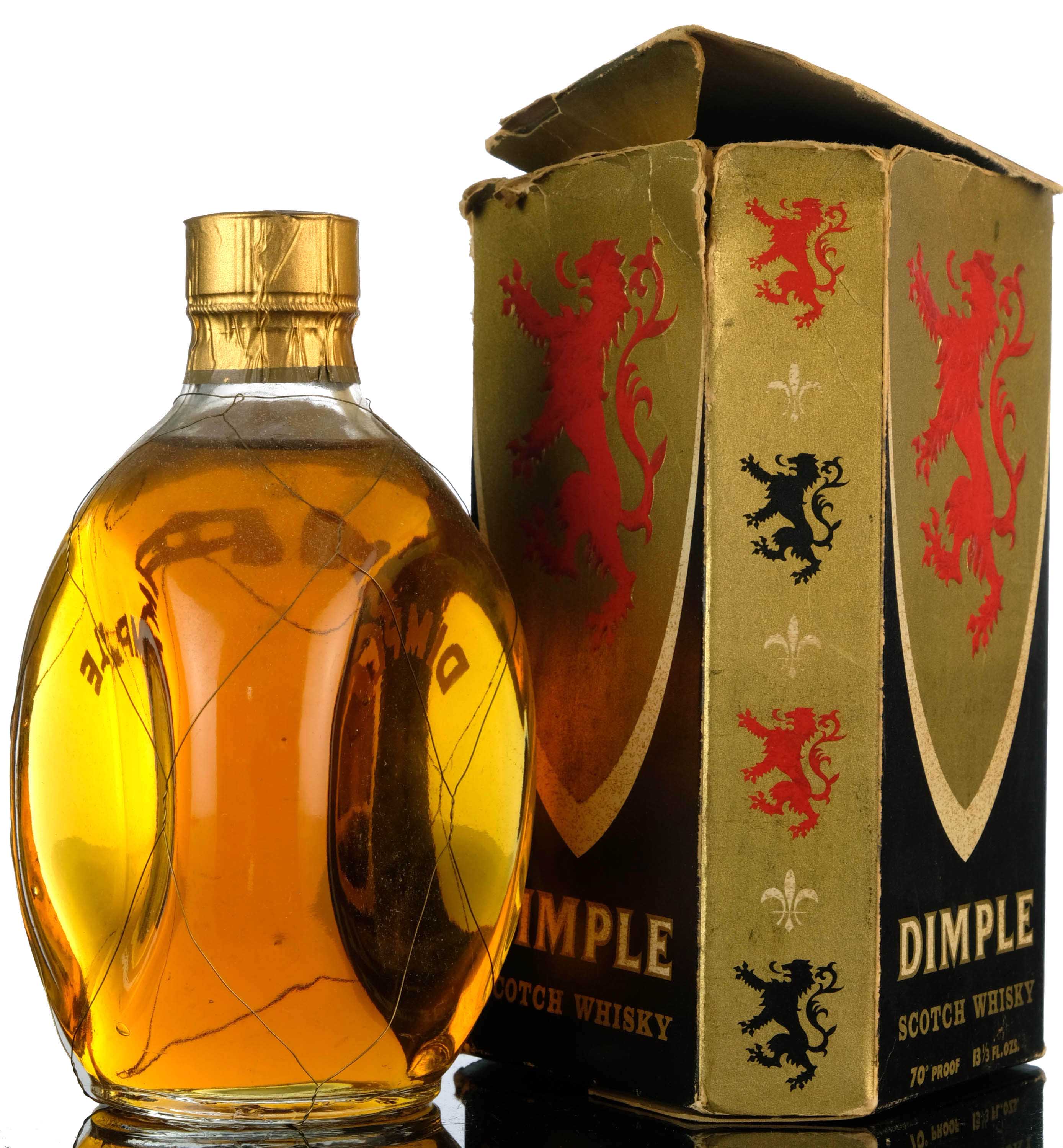 Dimple 13 1/3 Fl Ozs - 1970s