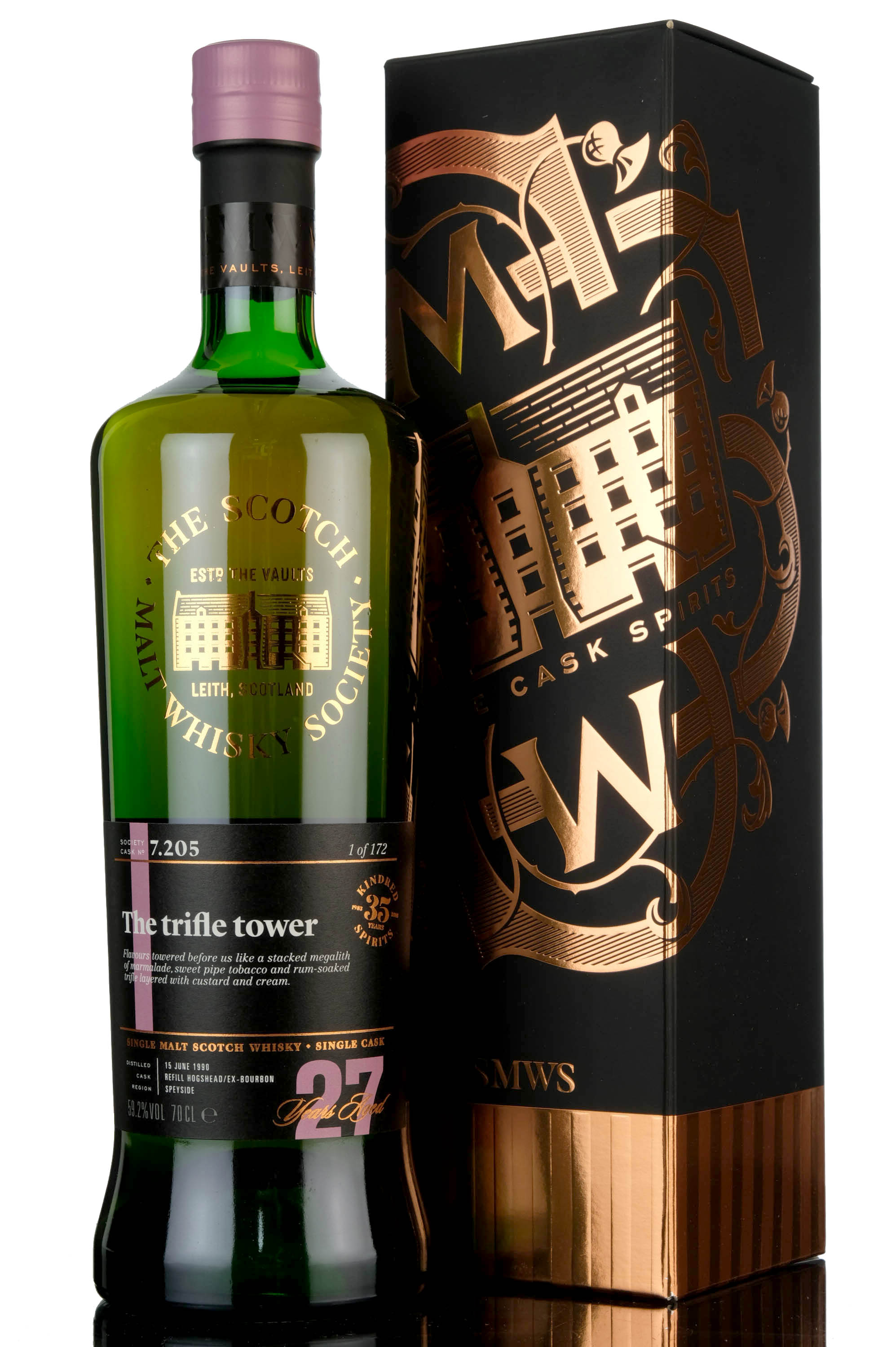Longmorn 1990 27 Year Old SMWS 7205 The Trifle Tower