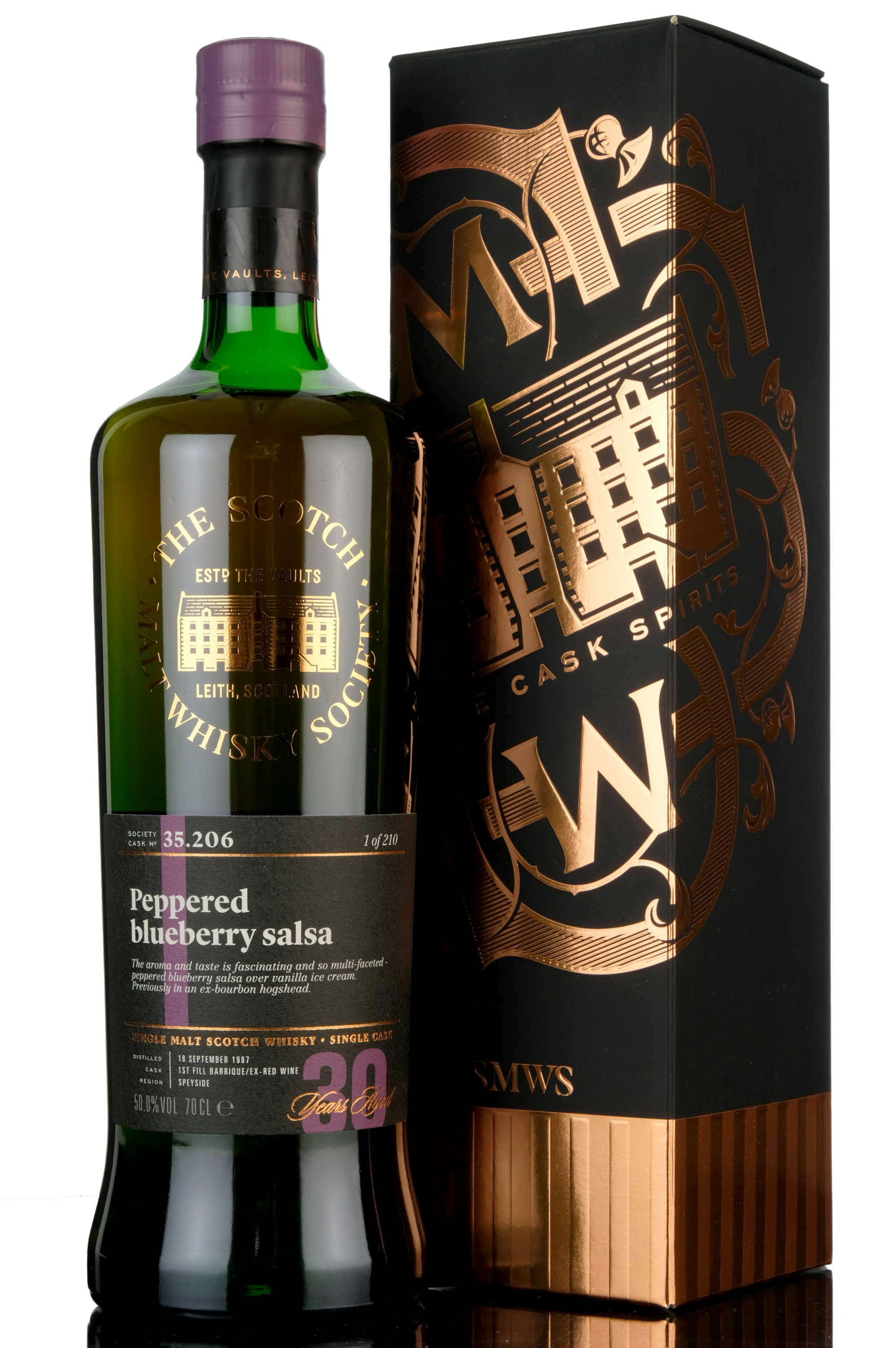 Glen Moray 1987 30 Smws 35206 Peppered Blueberry Salsa