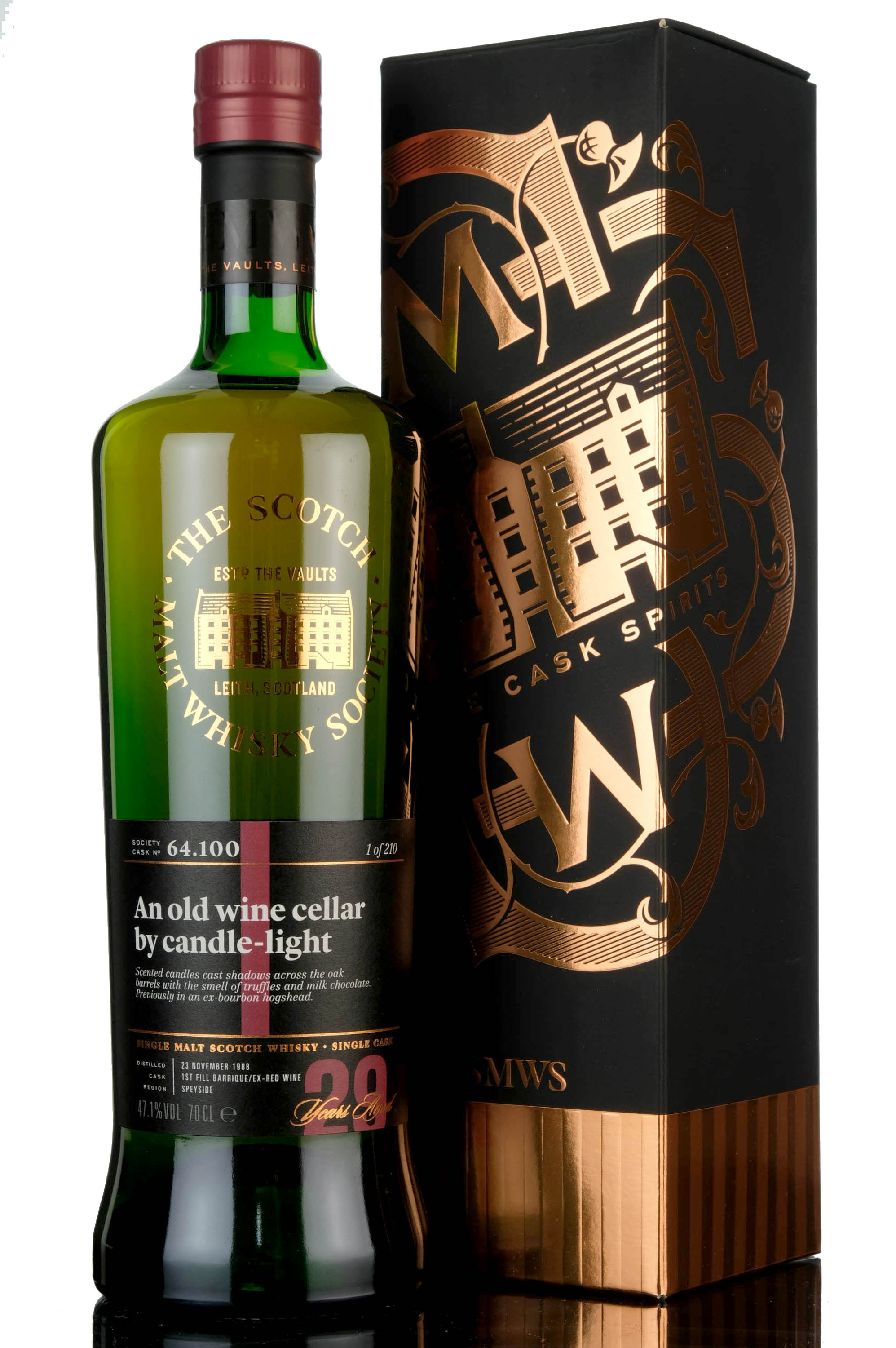 Mannochmore 1988 - 29 Year Old - SMWS 64.100 - An Old Wine Cellar By Candle-Light