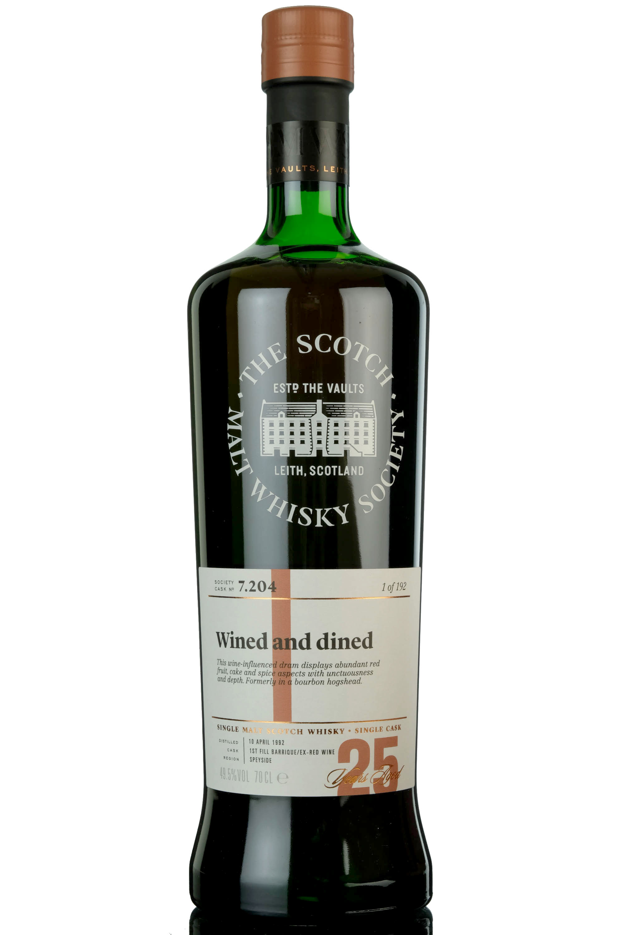 Longmorn 1992 - 25 Year Old - SMWS 7.204 - Wined And Dined