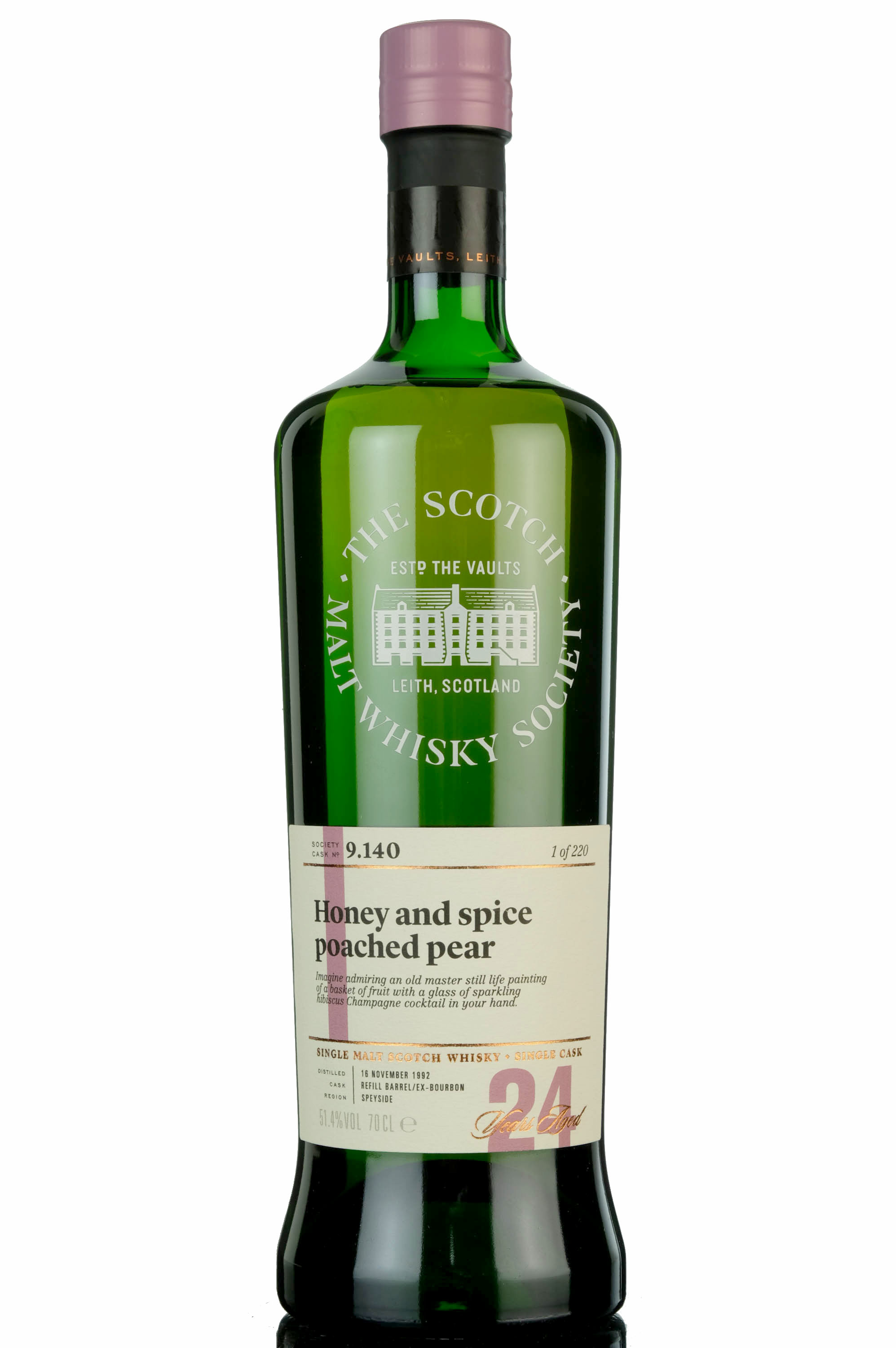 Glen Grant 1992 - 24 Year Old - SMWS 9.140 - Honey And Spice Poached Pear