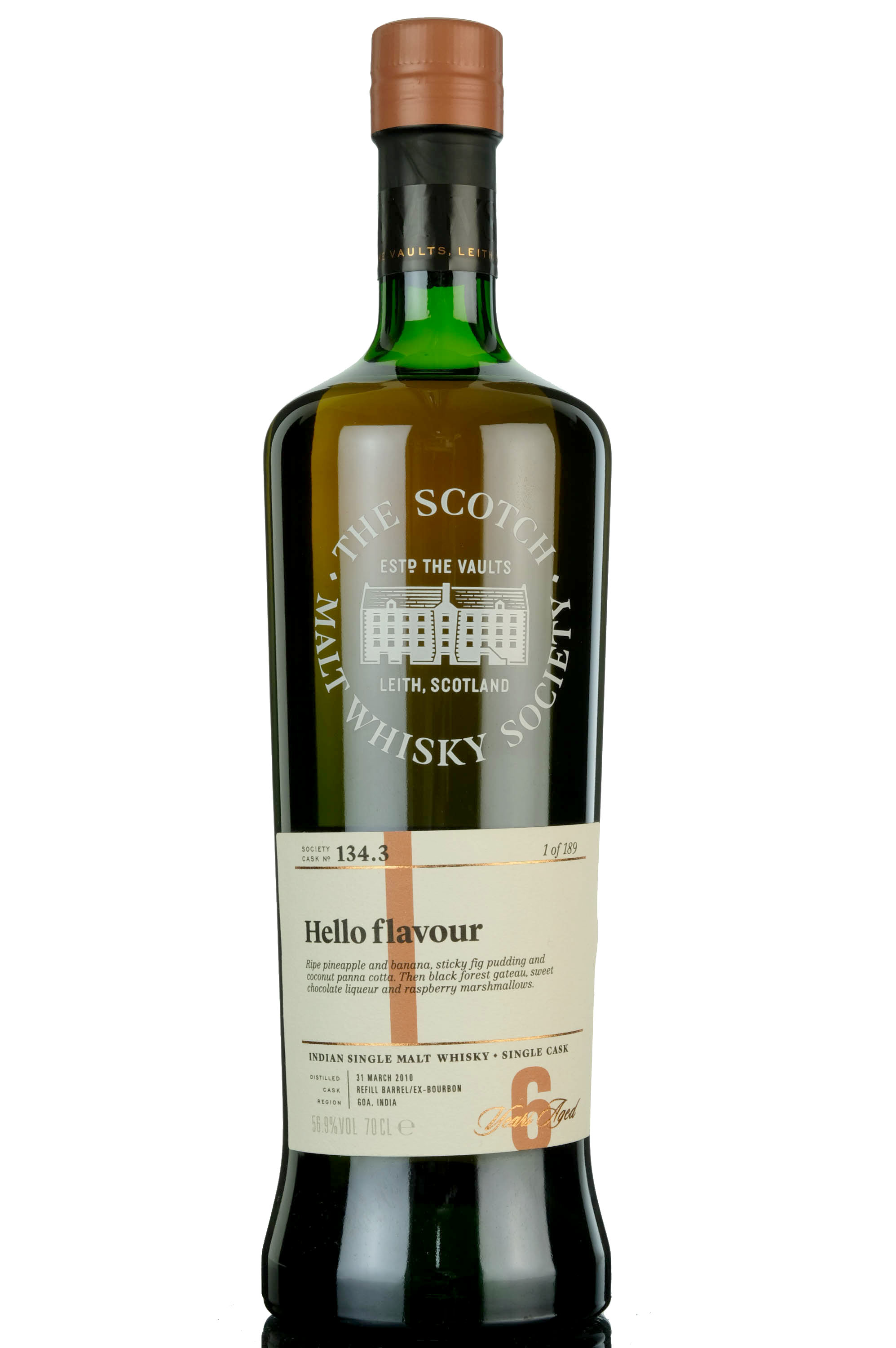 Paul John 2010 - 6 Year Old - SMWS 134.3 - Hello Flavour