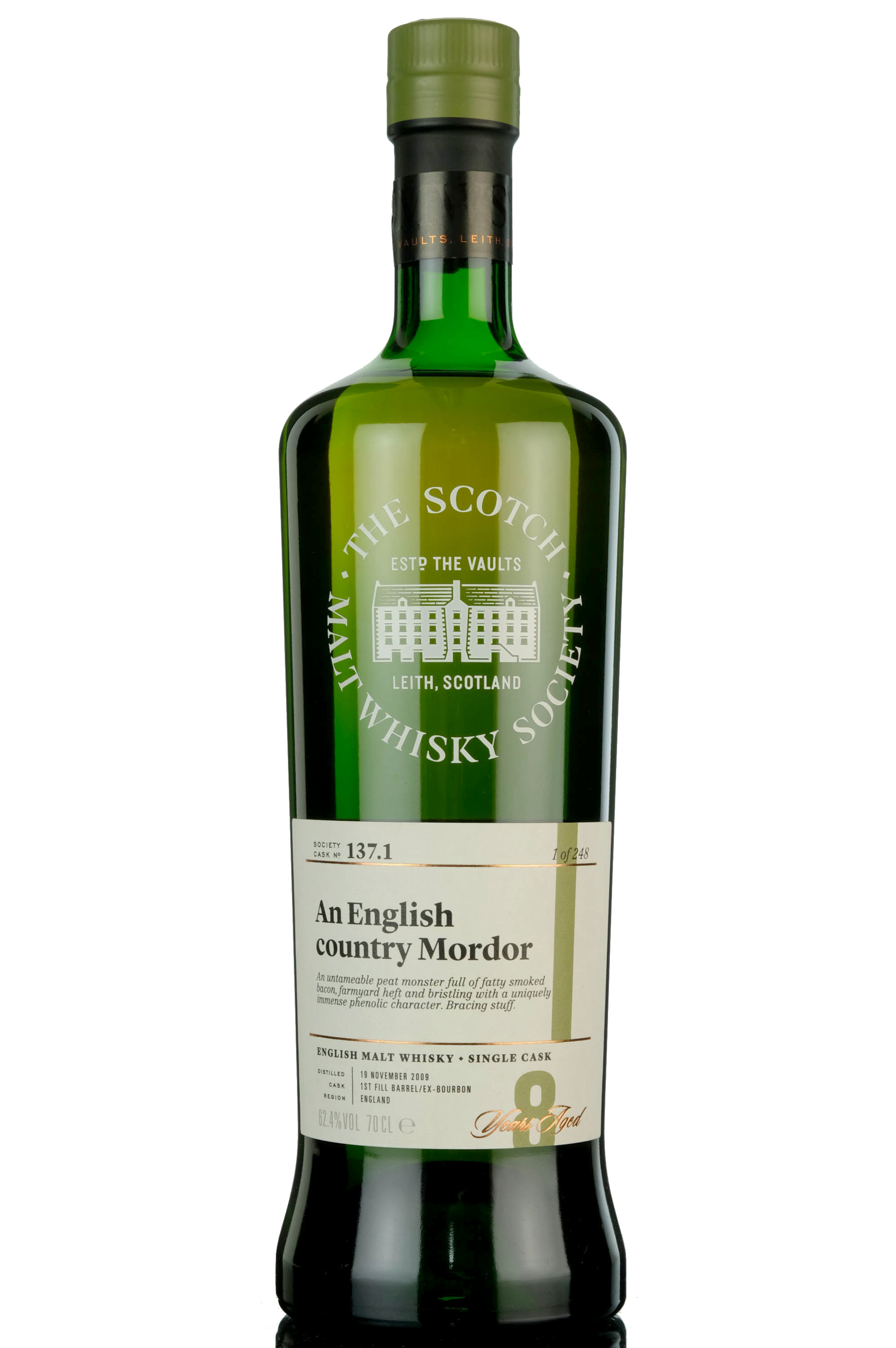English Whisky Company 2009 - 8 Year Old - SMWS 137.1 - An English Country Mordor