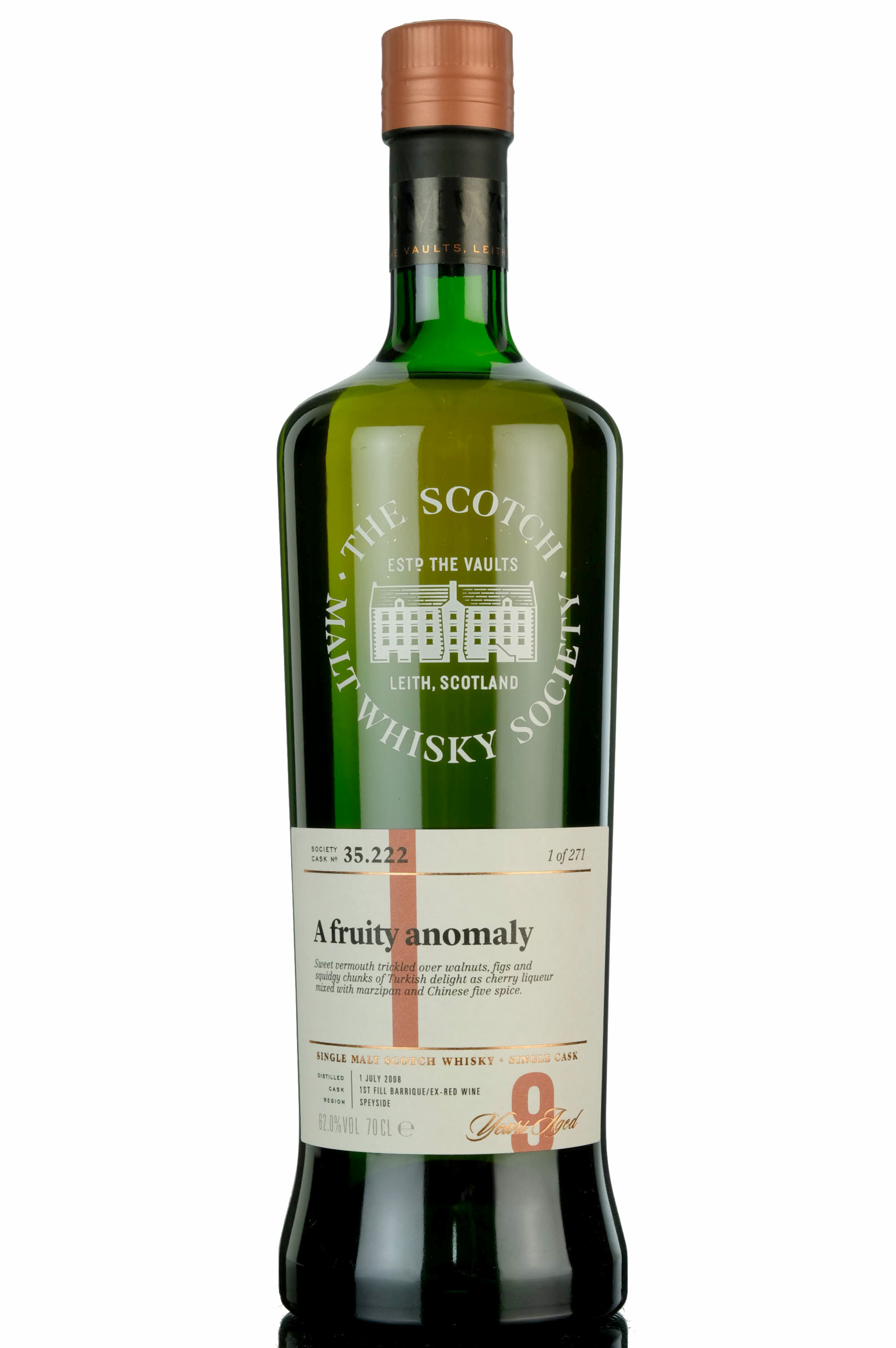 Glen Moray 2008 - 9 Year Old - SMWS 35.222 - A Fruity Anomaly