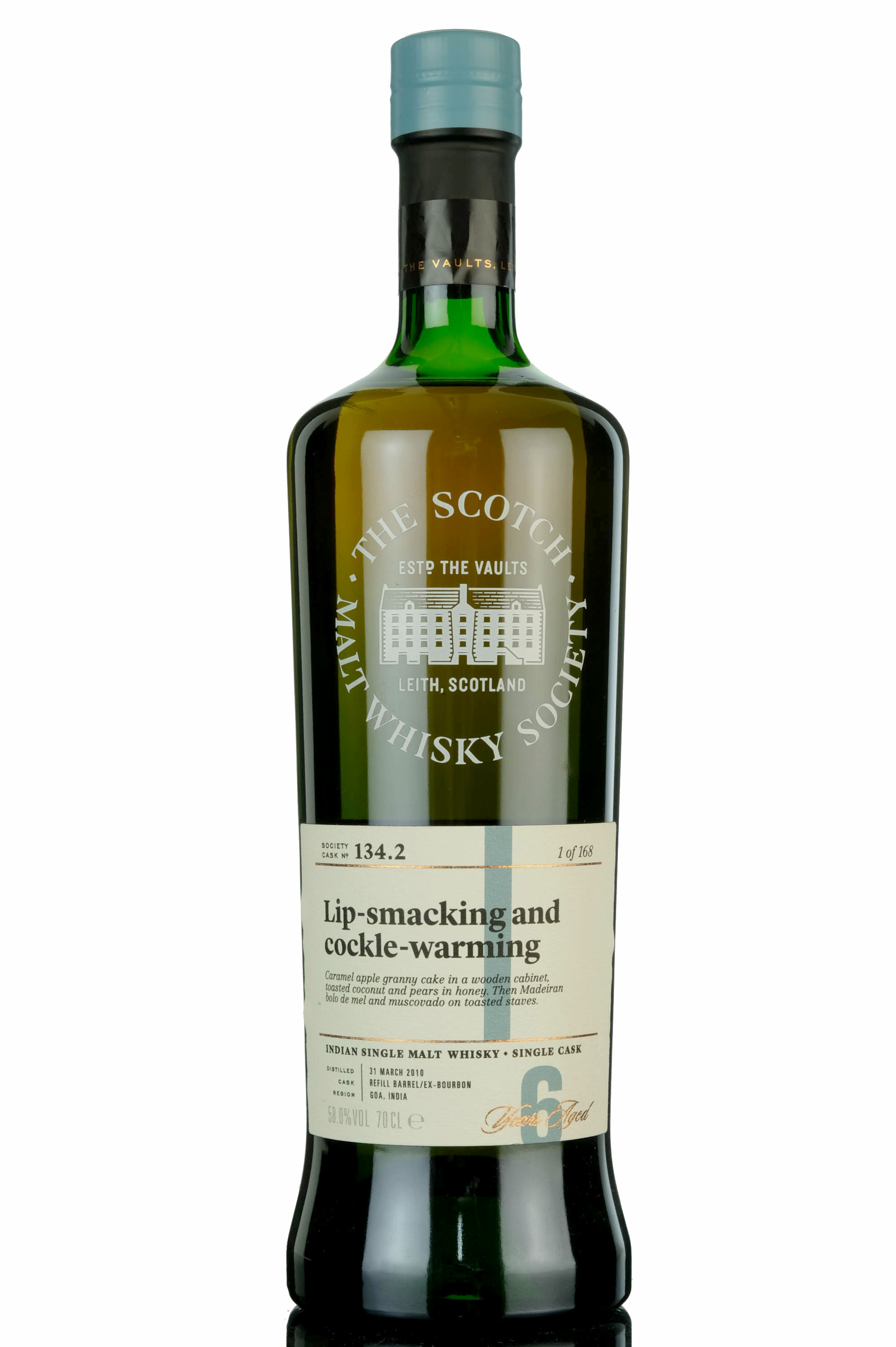 Paul John 2010 - 6 Year Old - SMWS 134.2 - Lip-Smacking And Cockle-Warming