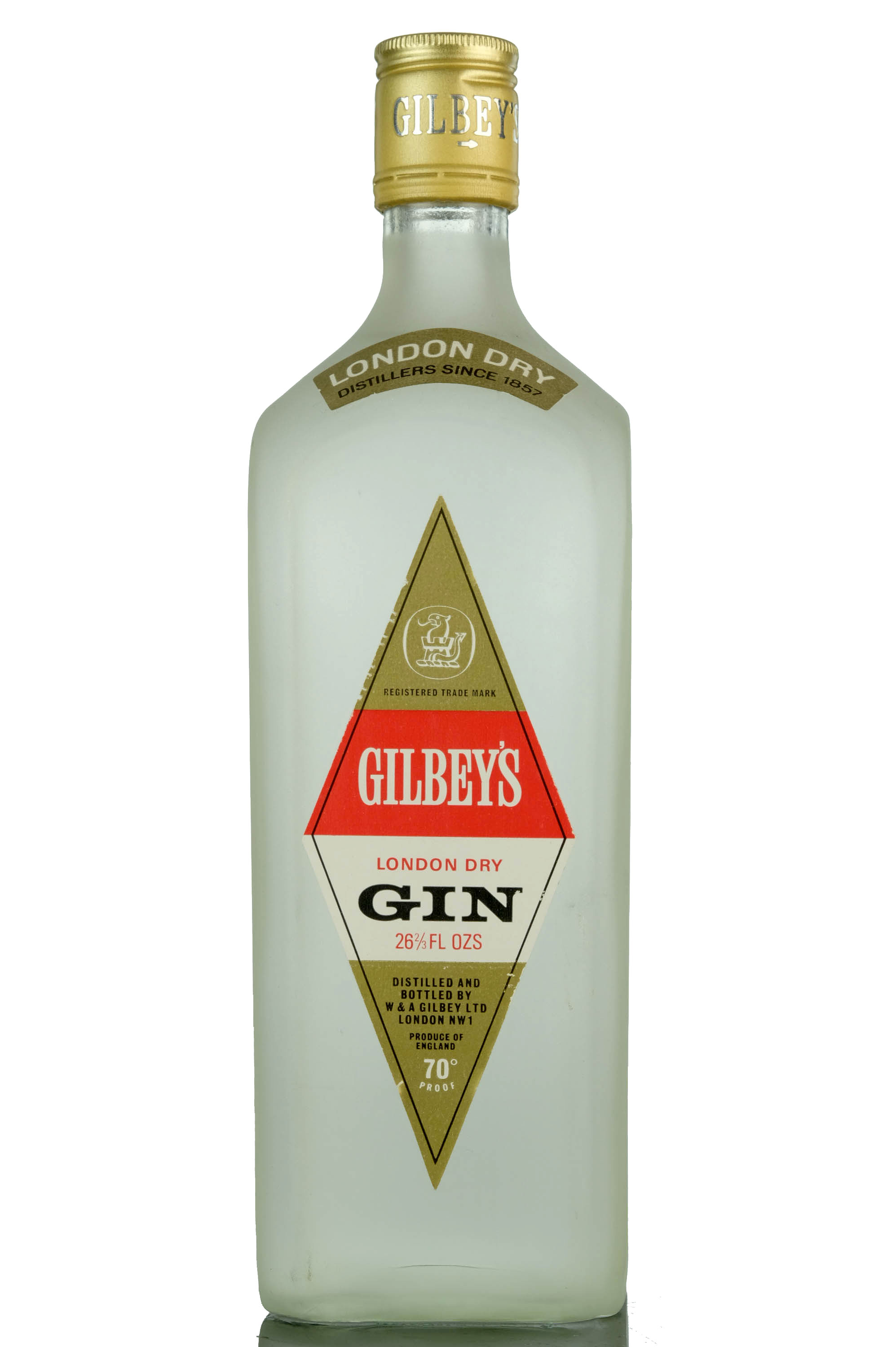 Gilbeys London Dry Gin - 1970s