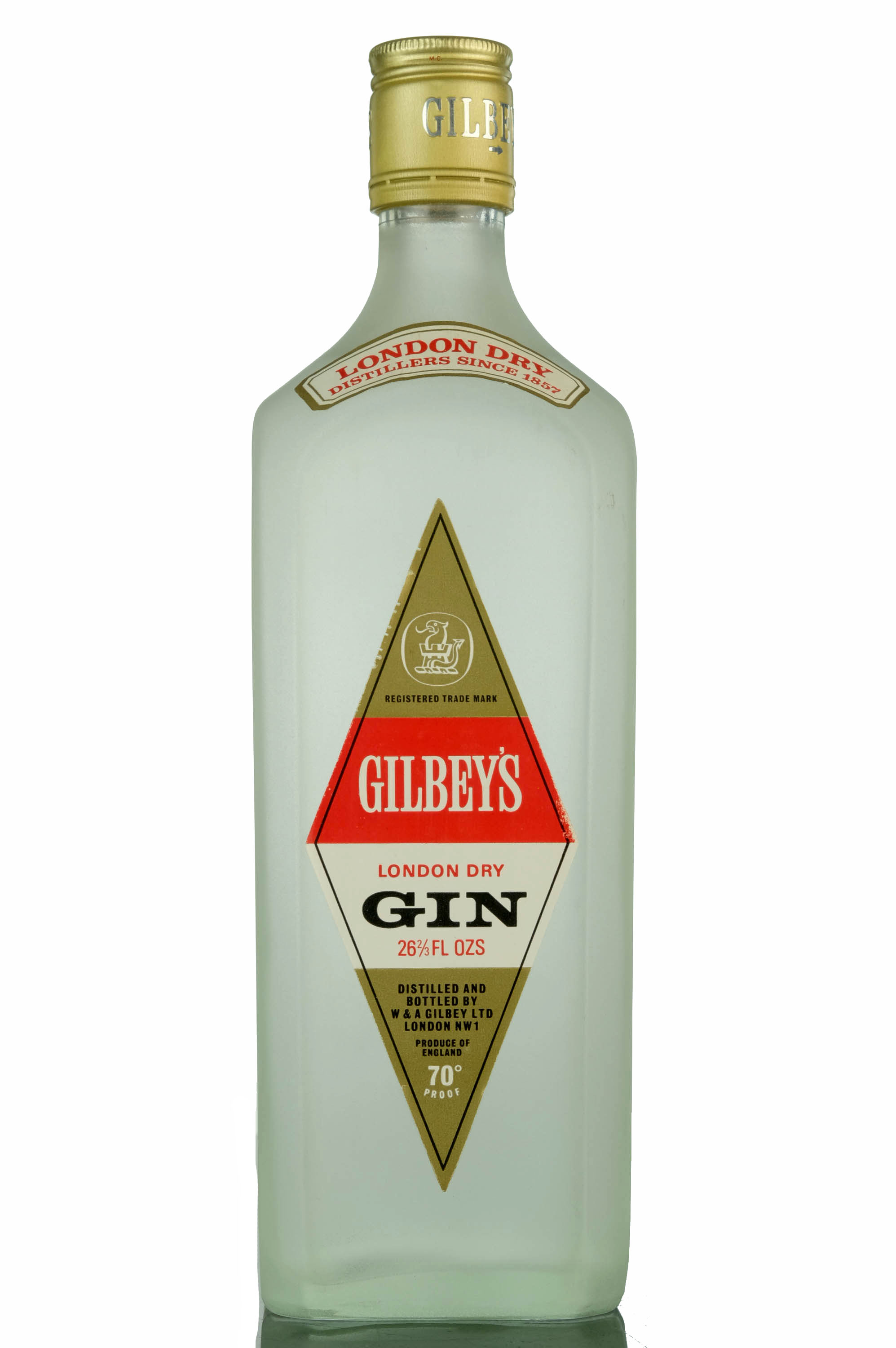 Gilbeys London Dry Gin - 1970s