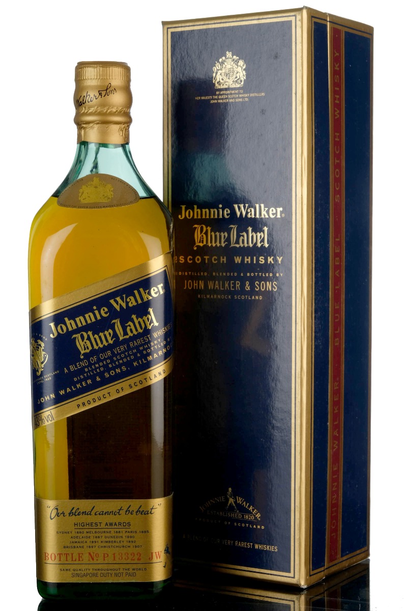 Johnnie Walker Blue Label 1980s