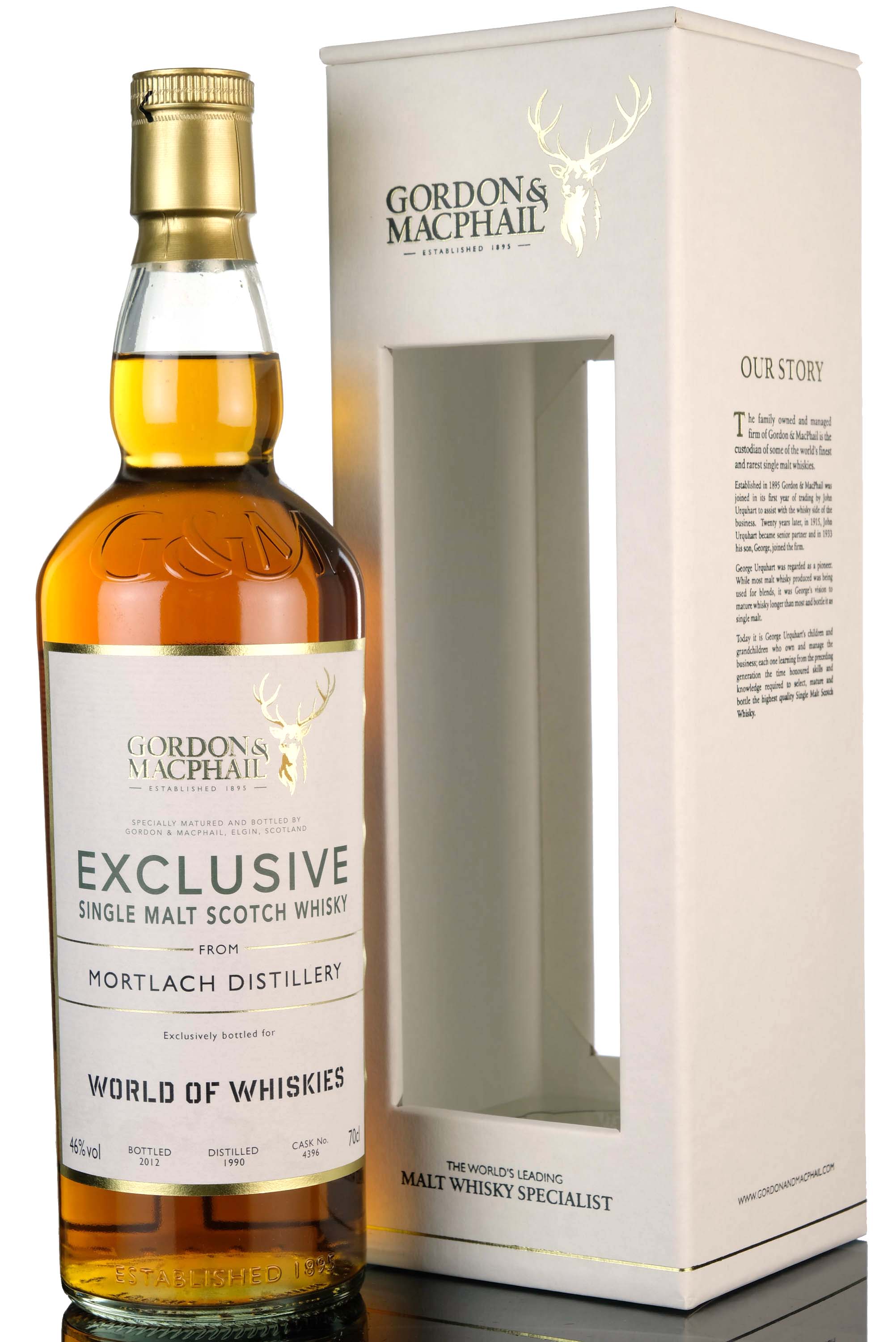 Mortlach 1990-2012 - World Of Whiskies - Gordon & MacPhail