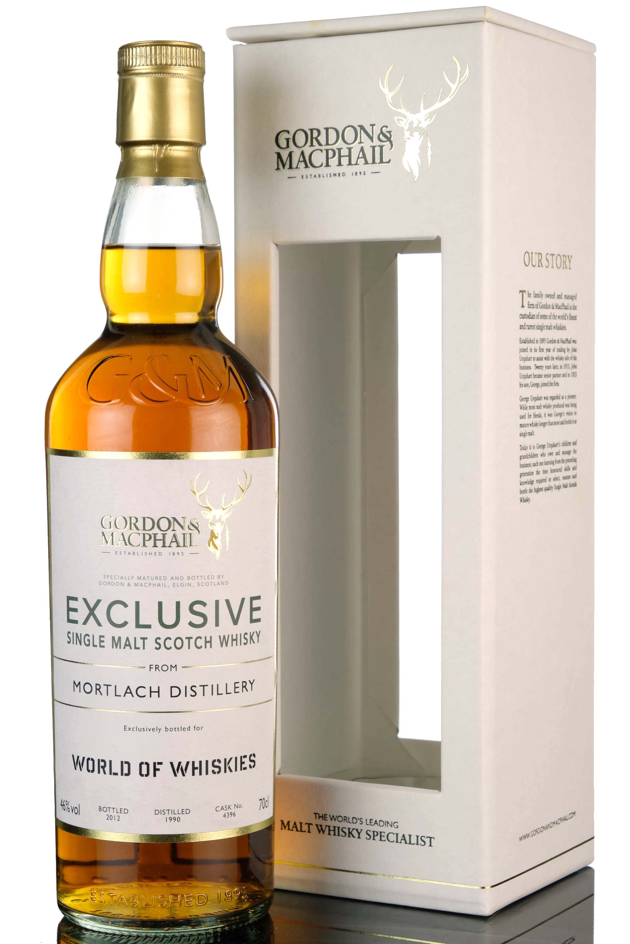 Mortlach 1990-2012 - World Of Whiskies - Gordon & MacPhail