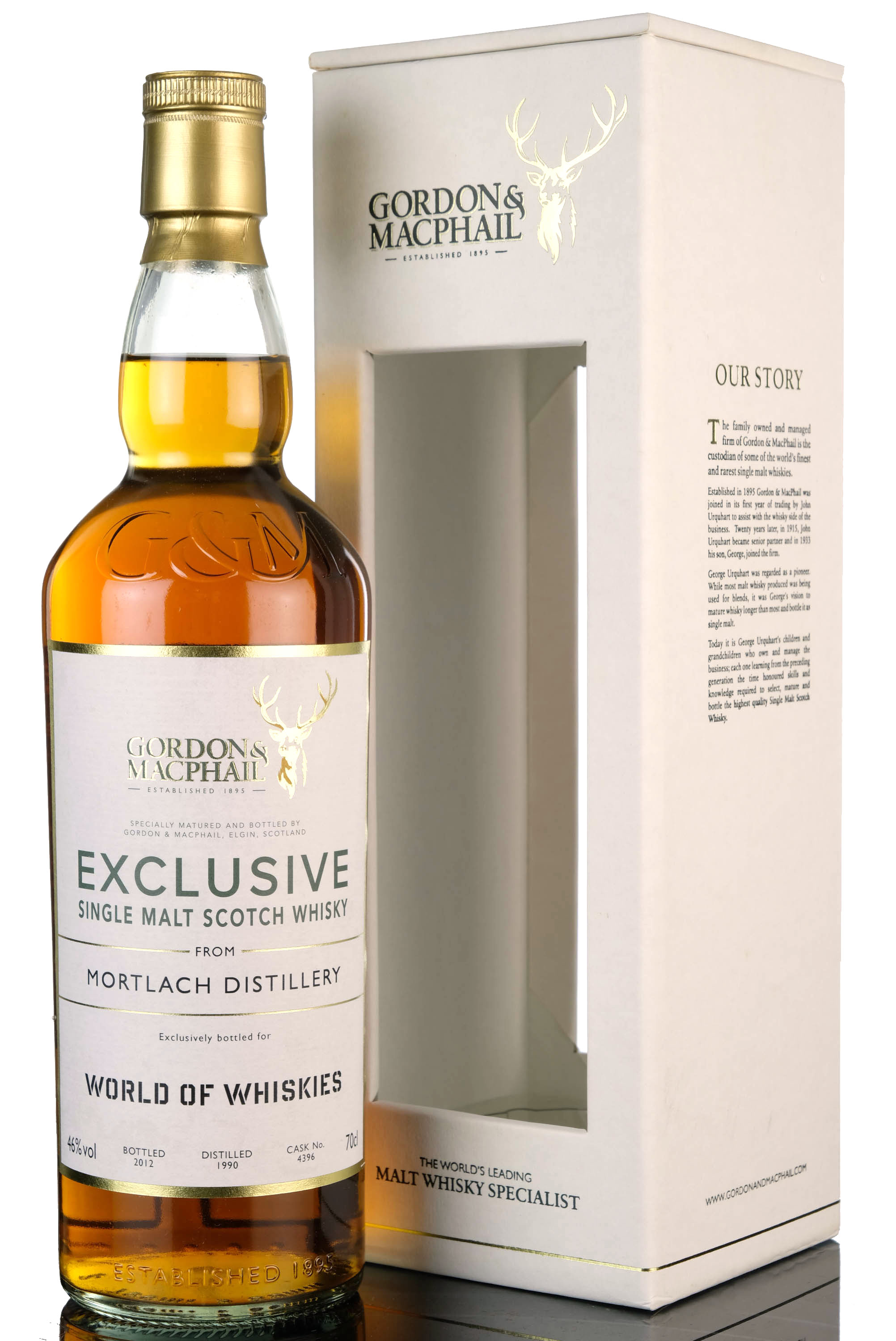 Mortlach 1990-2012 - World Of Whiskies - Gordon & MacPhail