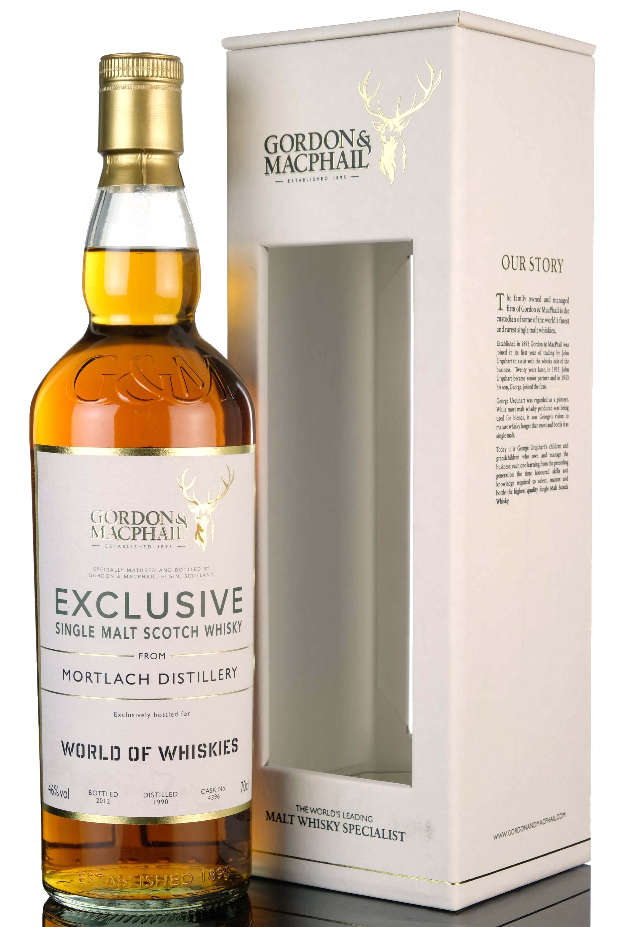 Mortlach 1990-2012 - World Of Whiskies - Gordon & MacPhail