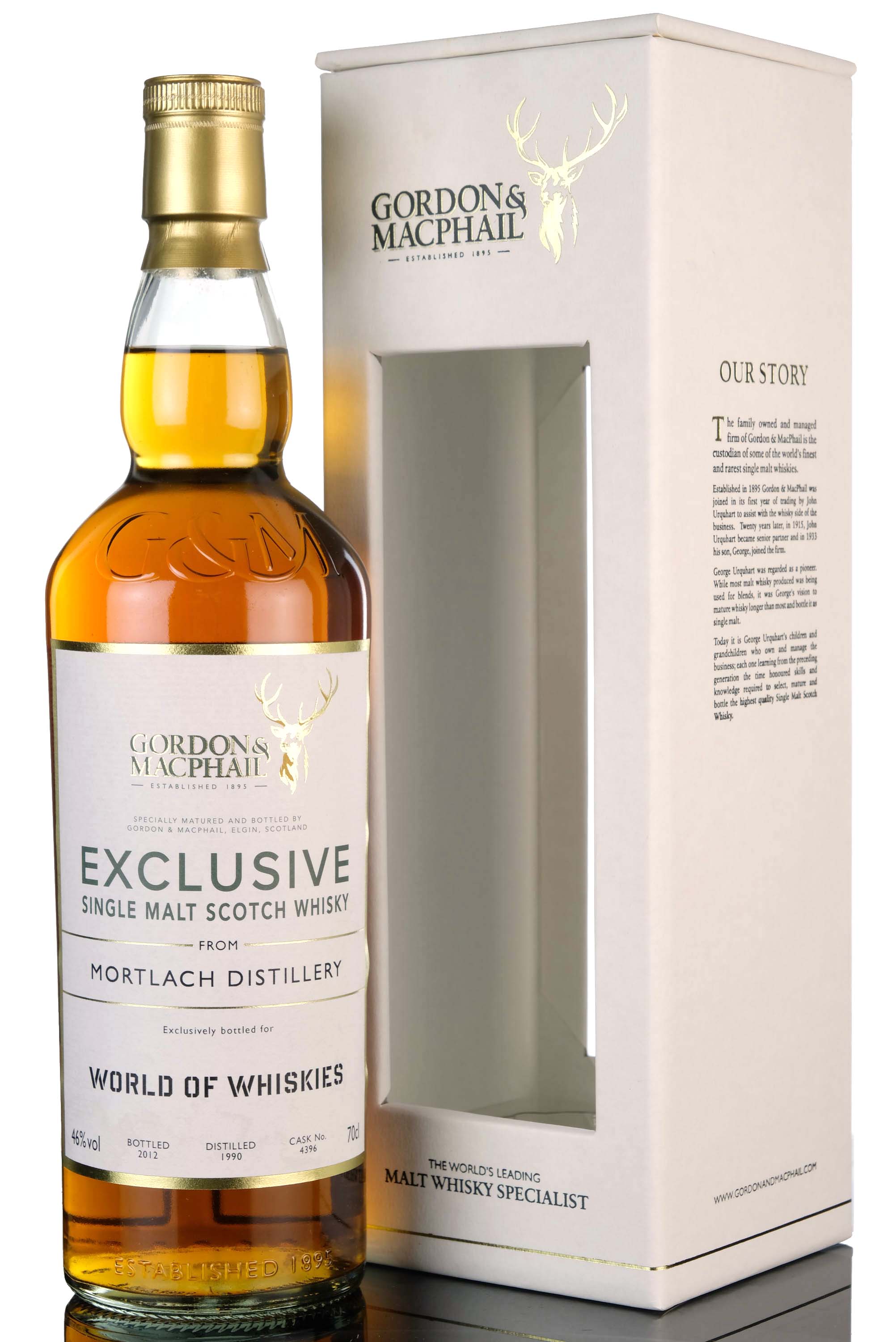 Mortlach 1990-2012 - World Of Whiskies - Gordon & MacPhail