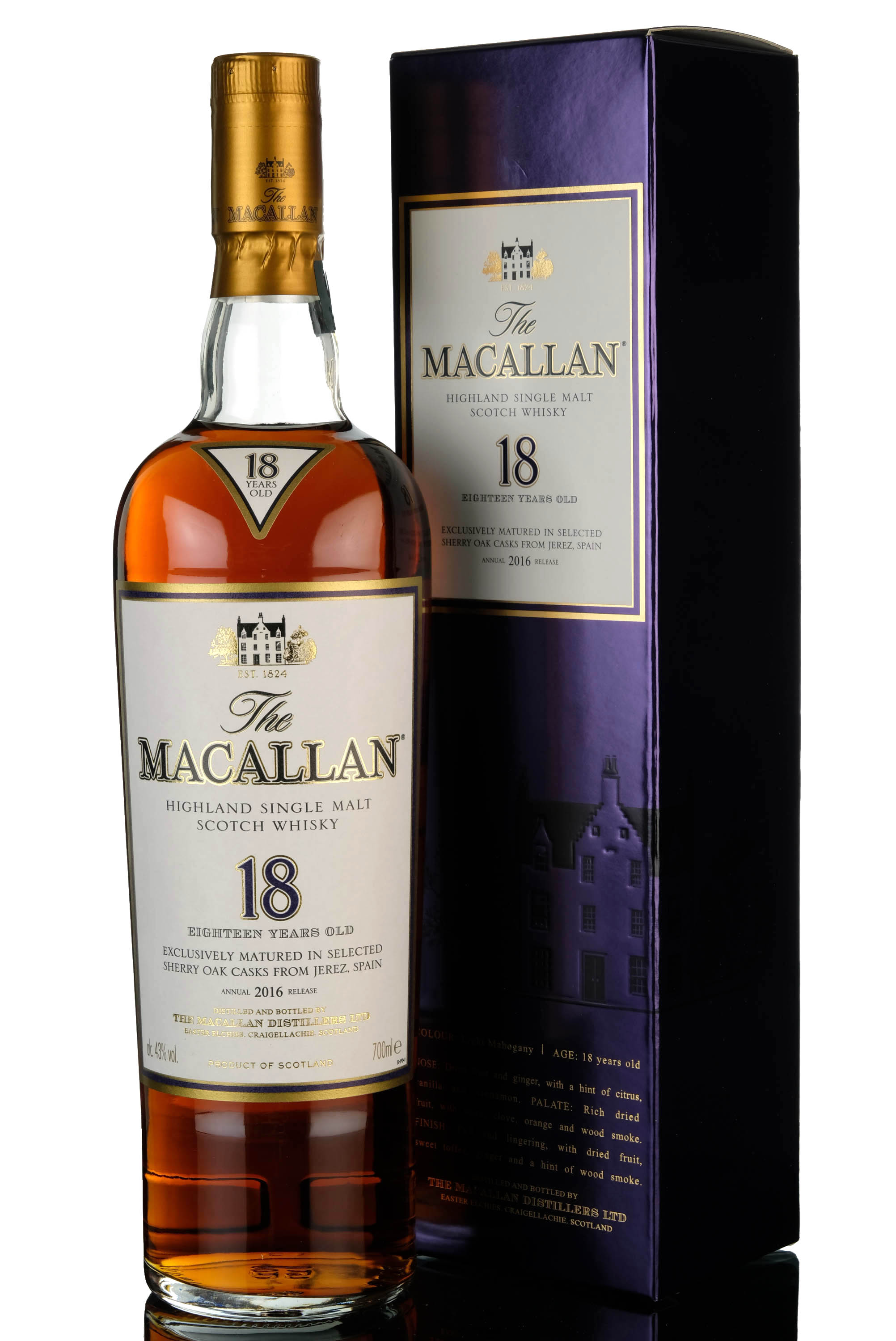 Macallan 18 Year Old - 2016 Release