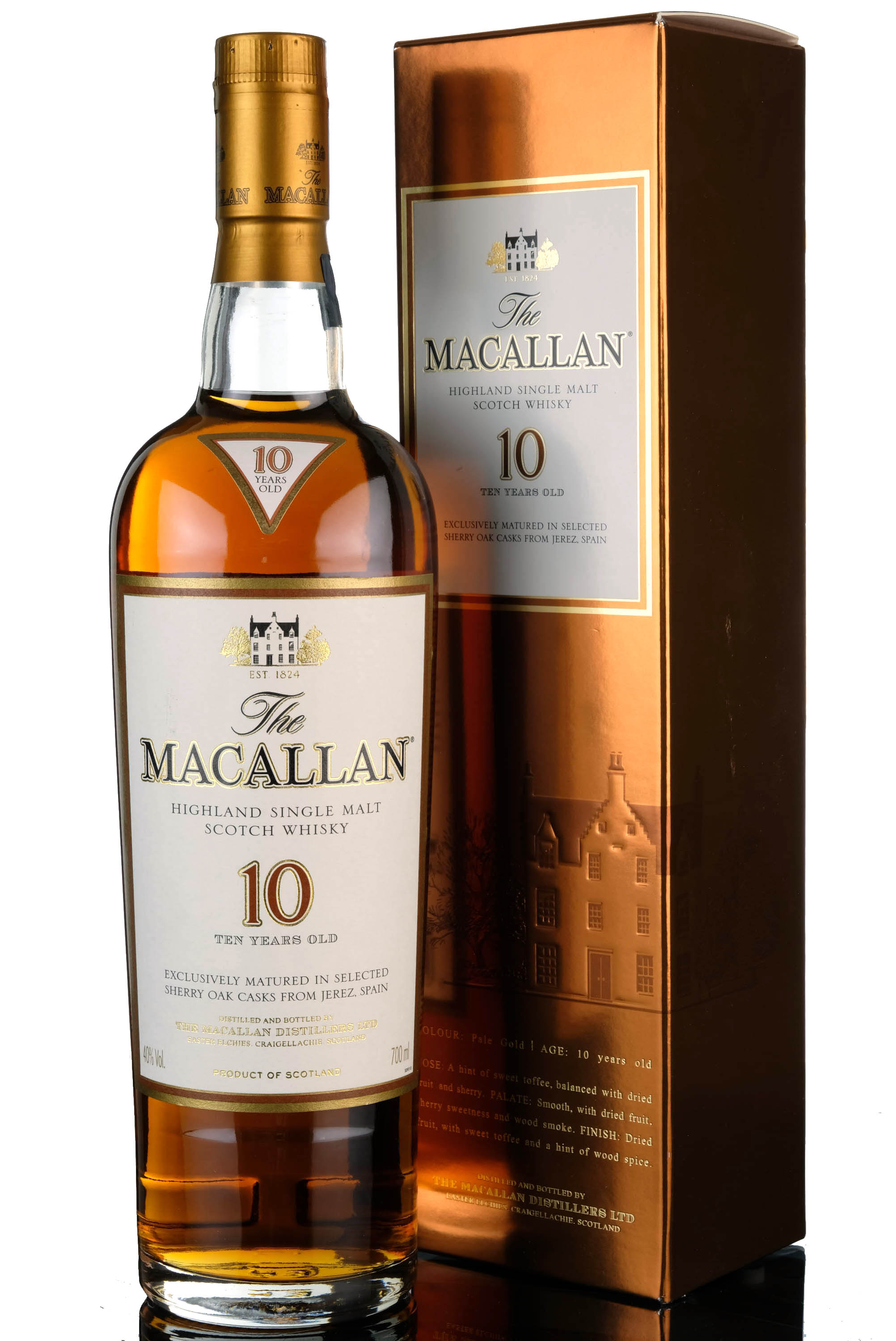 Macallan 10 Year Old - Sherry Casks - Mid 2000s