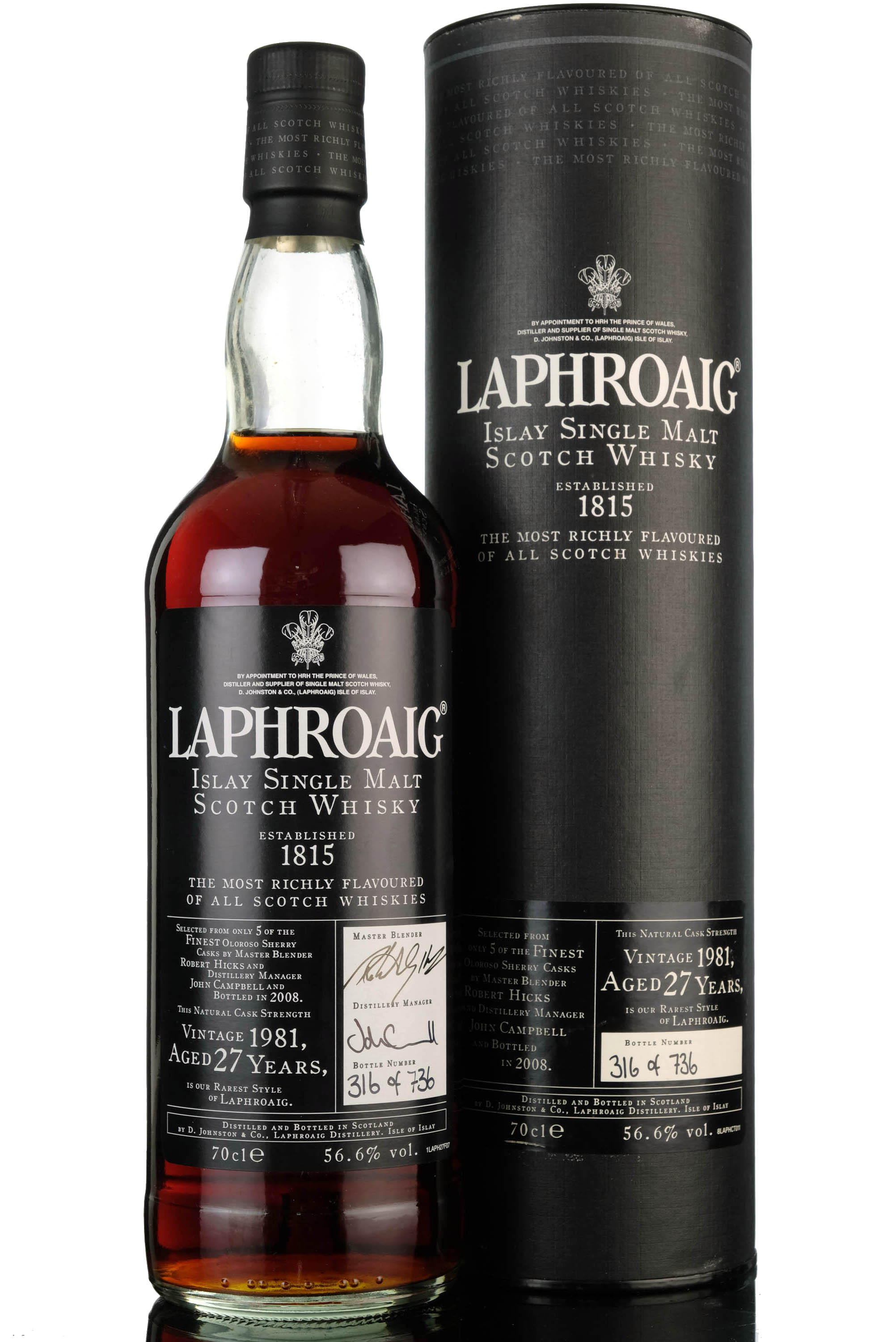 Laphroaig 1981-2008 - 27 Year Old