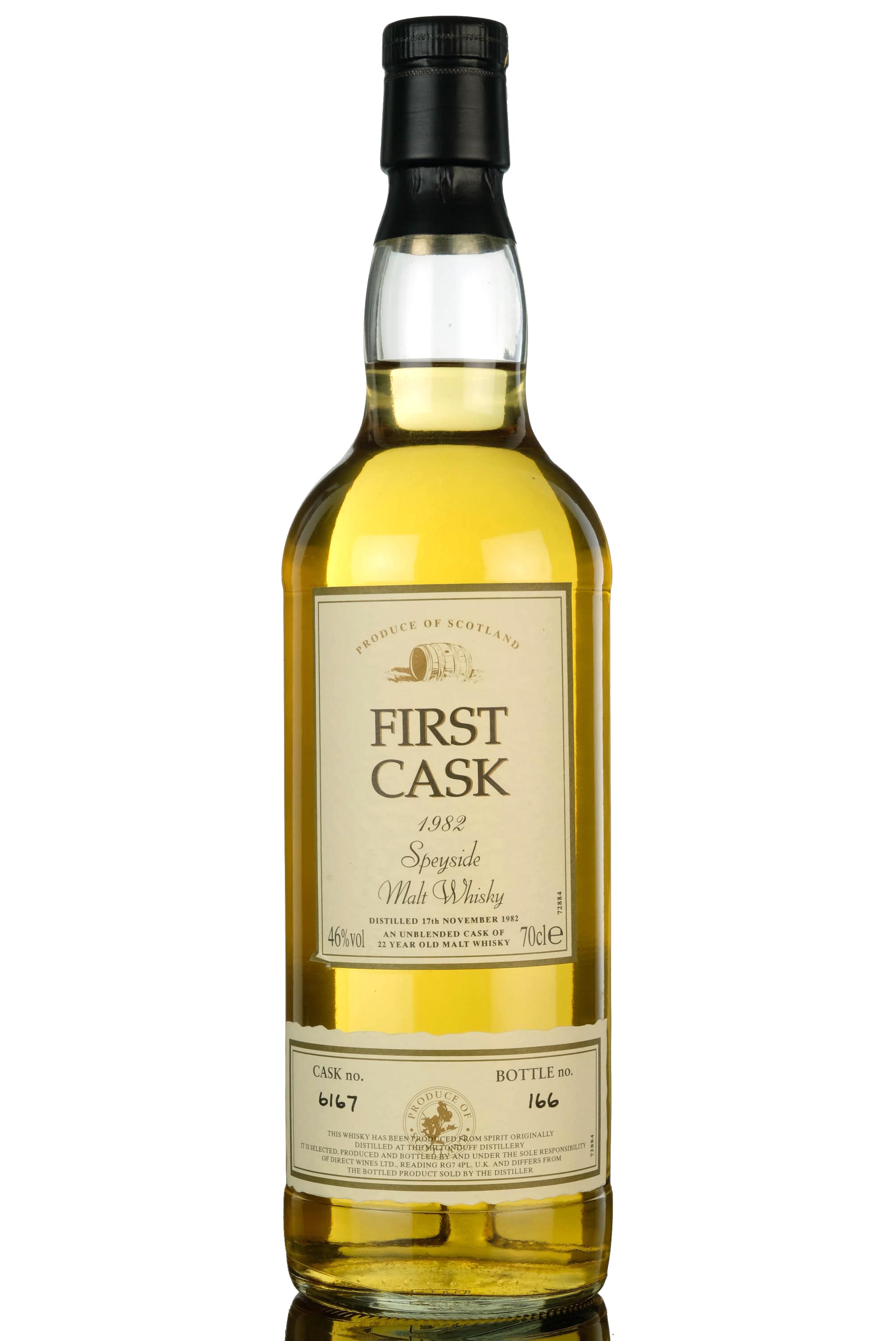 Miltonduff 1982  22 Year Old  First Cask 6167