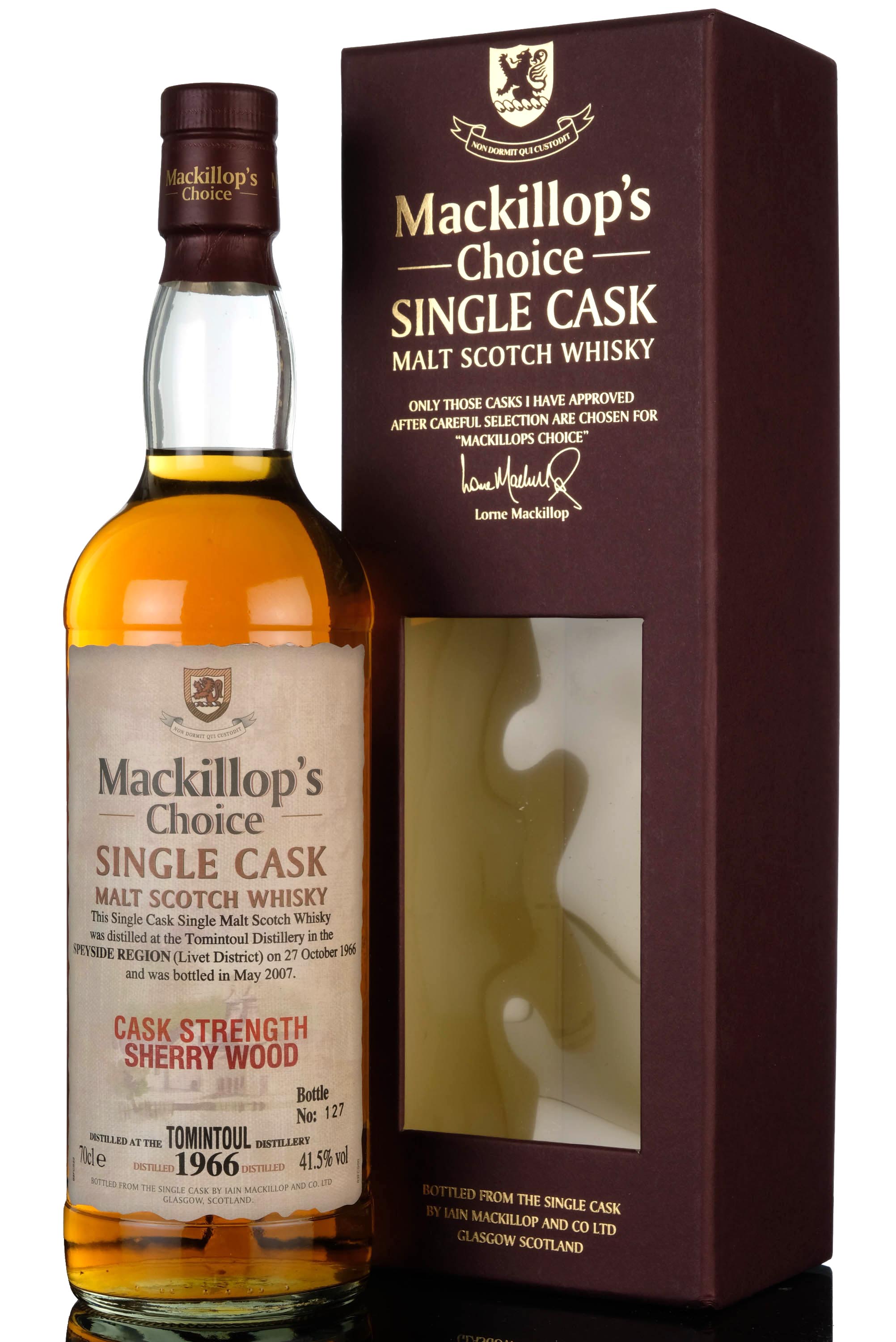 Tomintoul 1966 - 2007 Mackillops Choice