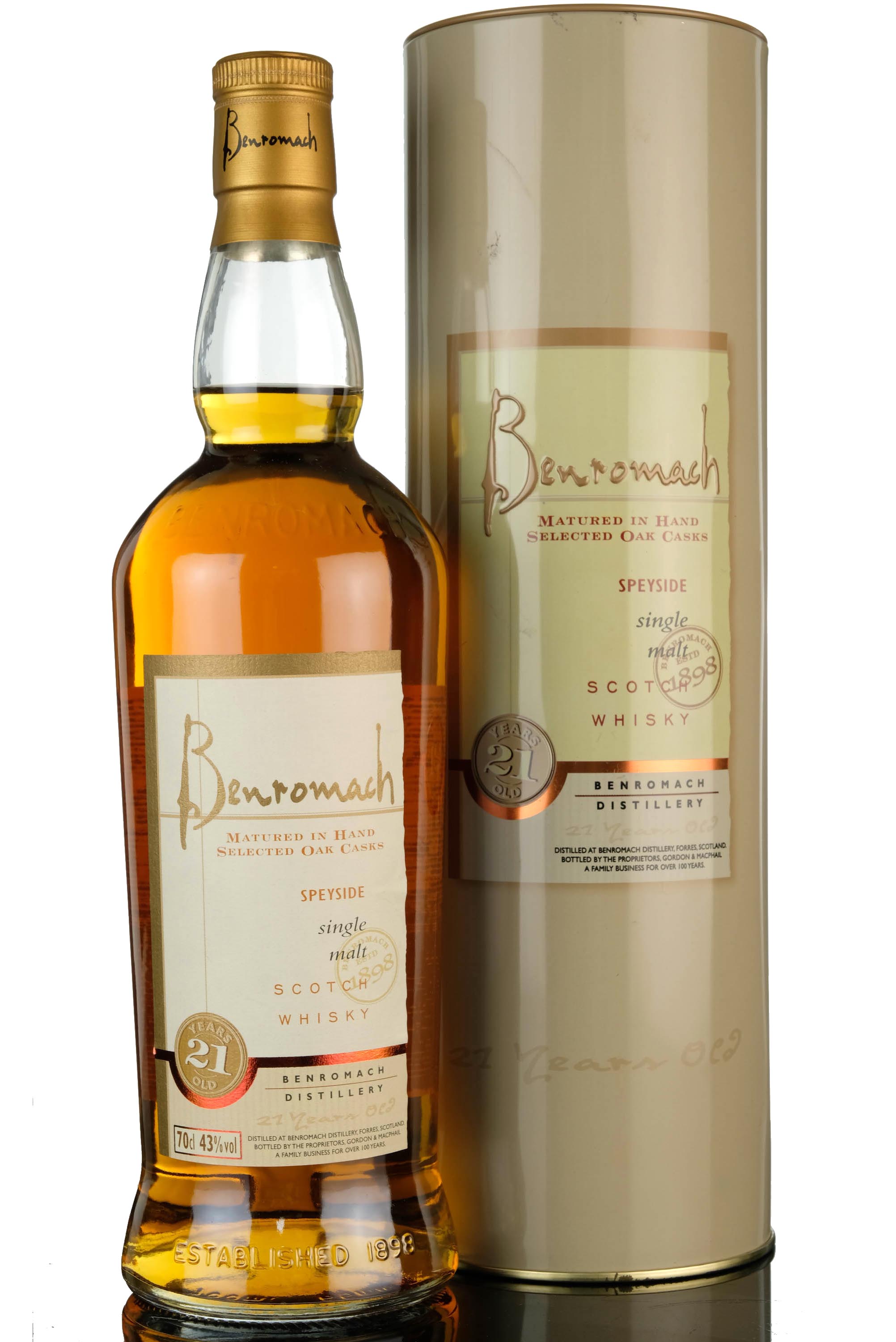 Benromach 21 Year Old