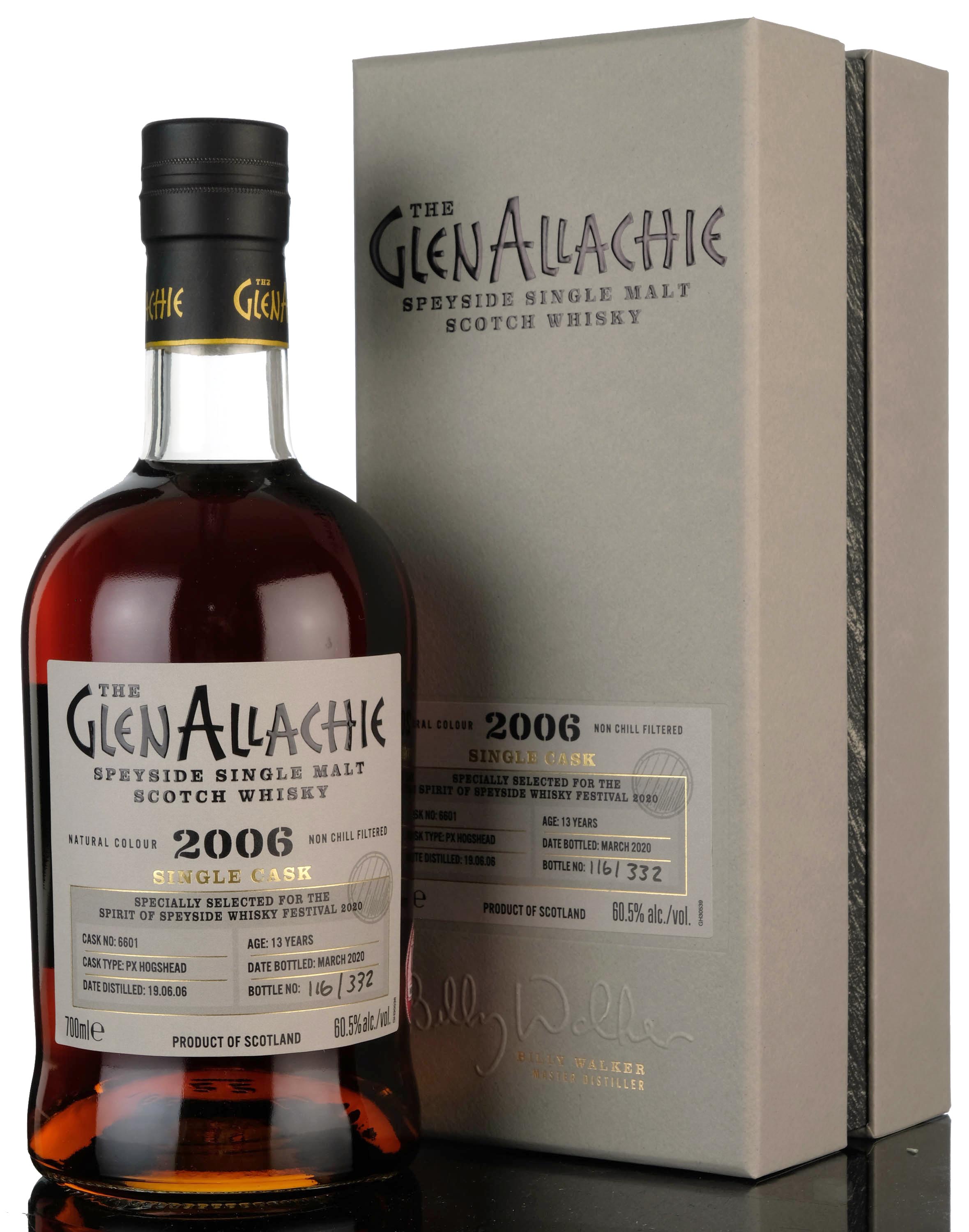 Glenallachie 20062020  13 Year Old  Single Cask 6601