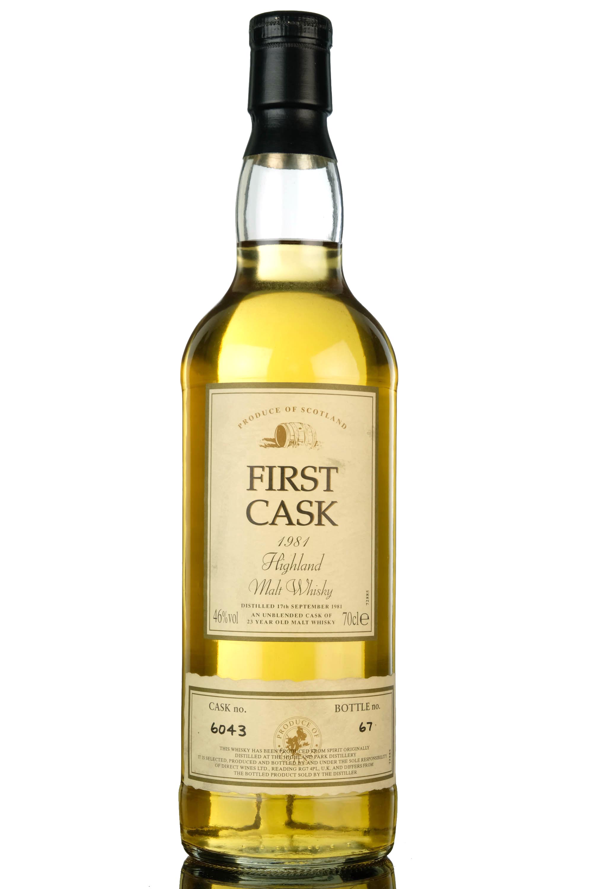 Highland Park 1981 23 First Cask 6043